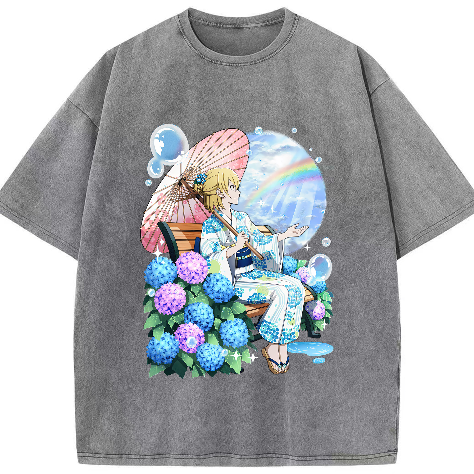 （画像用） 文豪ストレイドッグス Bungo Stray Dogs 綿100% ヴィンテージ風 半袖Tシャツ（フロントプリント）