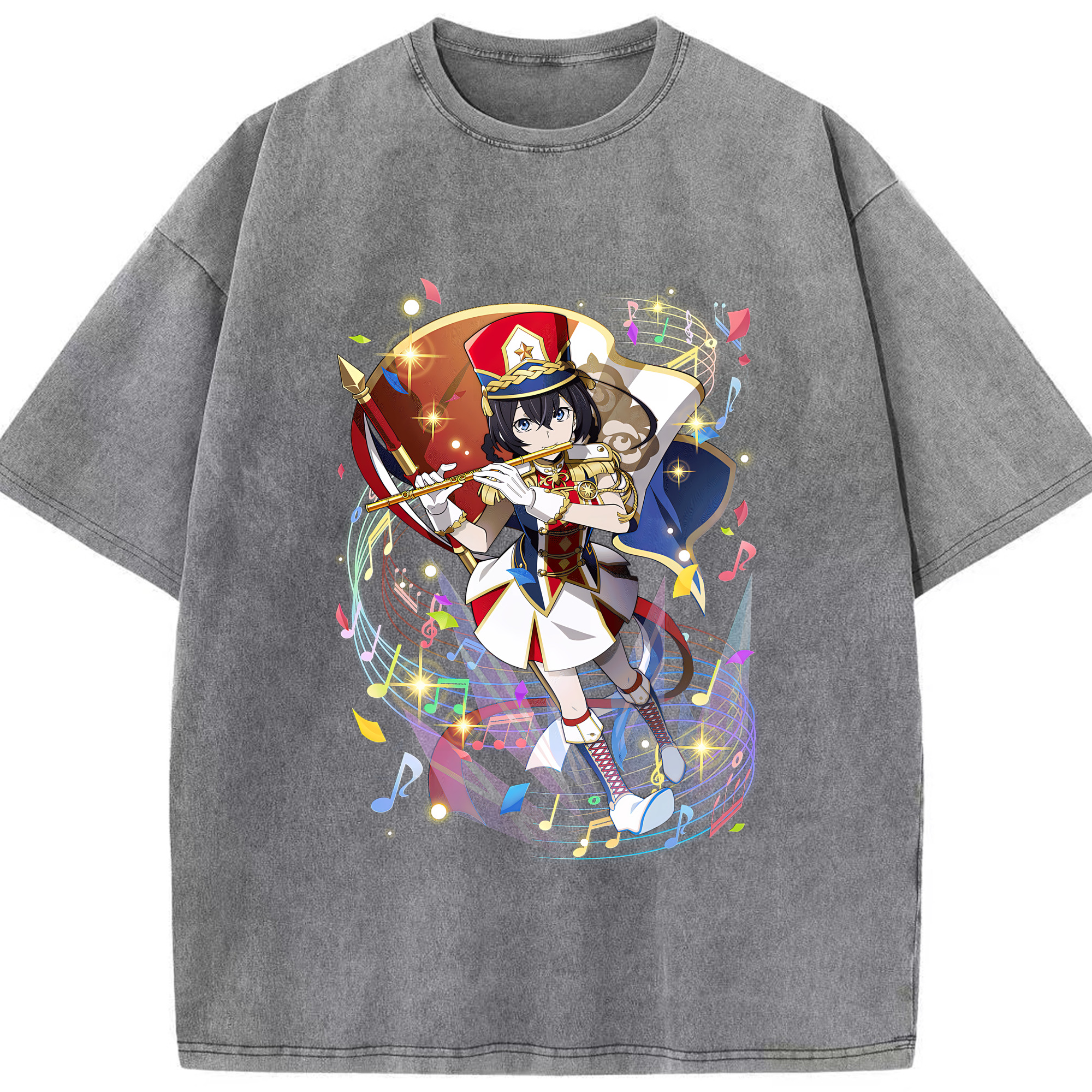 文豪ストレイドッグス Bungo Stray Dogs 綿100% ヴィンテージ風 半袖Tシャツ（フロントプリント）