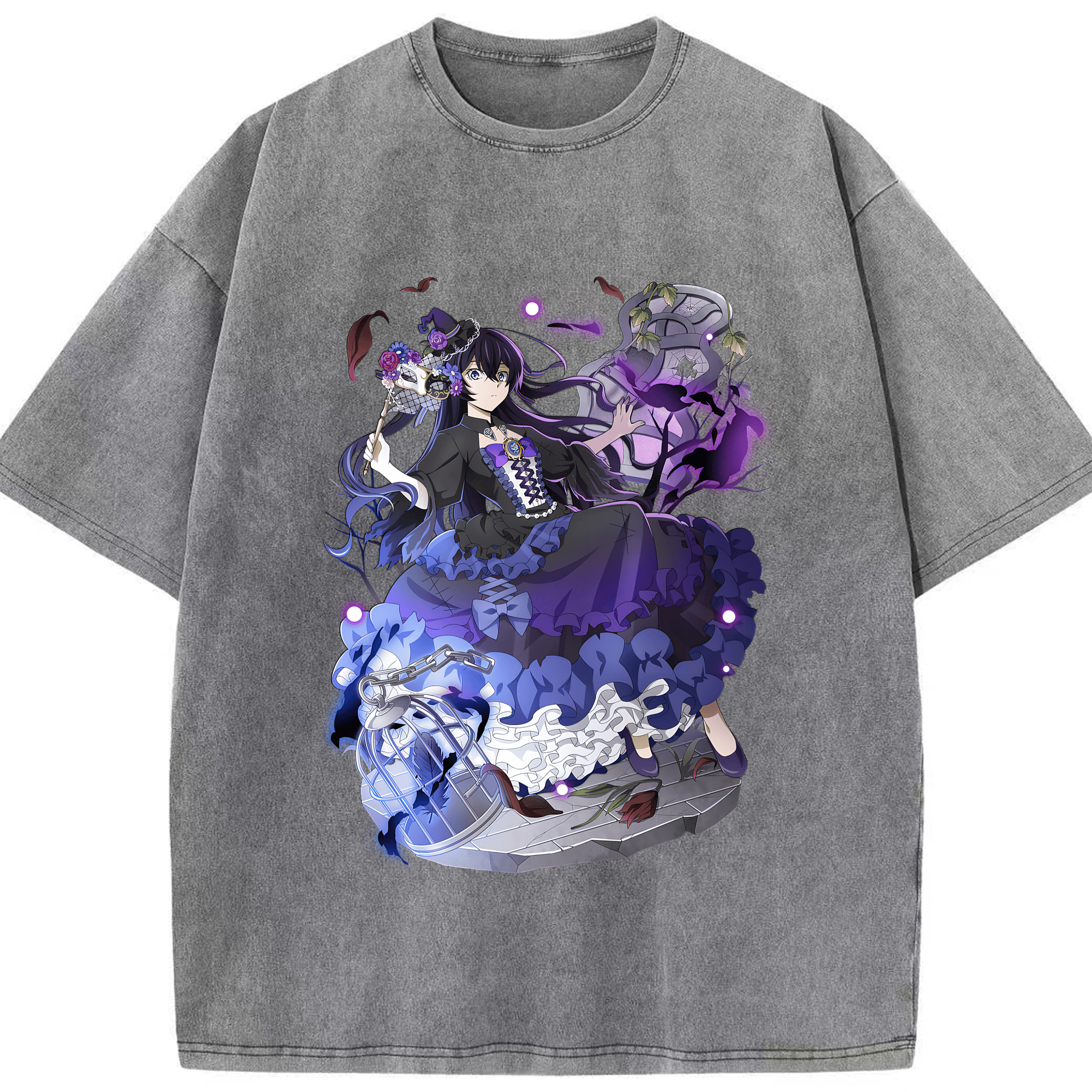 （画像用） 文豪ストレイドッグス Bungo Stray Dogs 綿100% ヴィンテージ風 半袖Tシャツ（フロントプリント）