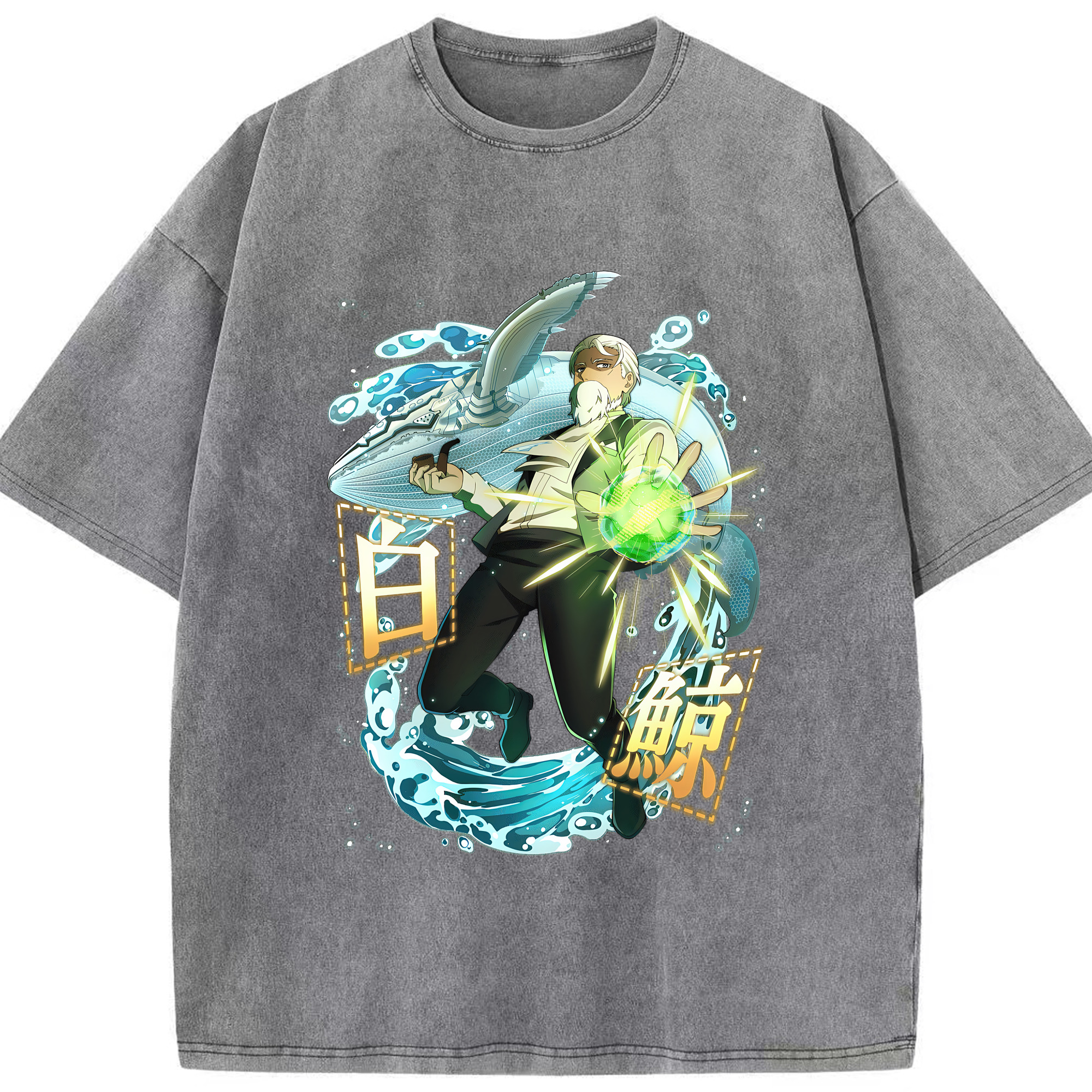 （画像用） 文豪ストレイドッグス Bungo Stray Dogs 綿100% ヴィンテージ風 半袖Tシャツ（フロントプリント）