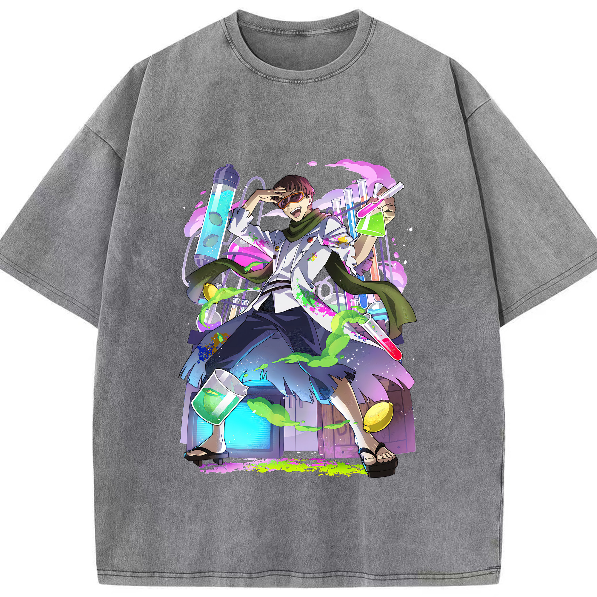 （画像用） 文豪ストレイドッグス Bungo Stray Dogs 綿100% ヴィンテージ風 半袖Tシャツ（フロントプリント）