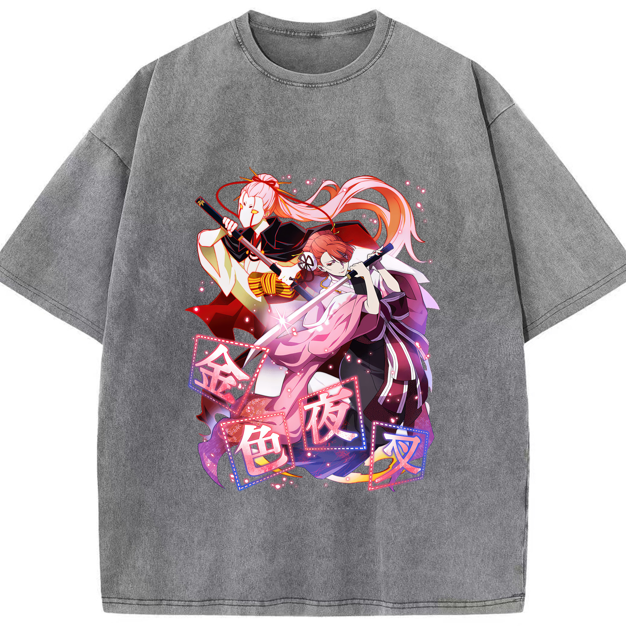 （画像用） 文豪ストレイドッグス Bungo Stray Dogs 綿100% ヴィンテージ風 半袖Tシャツ（フロントプリント）