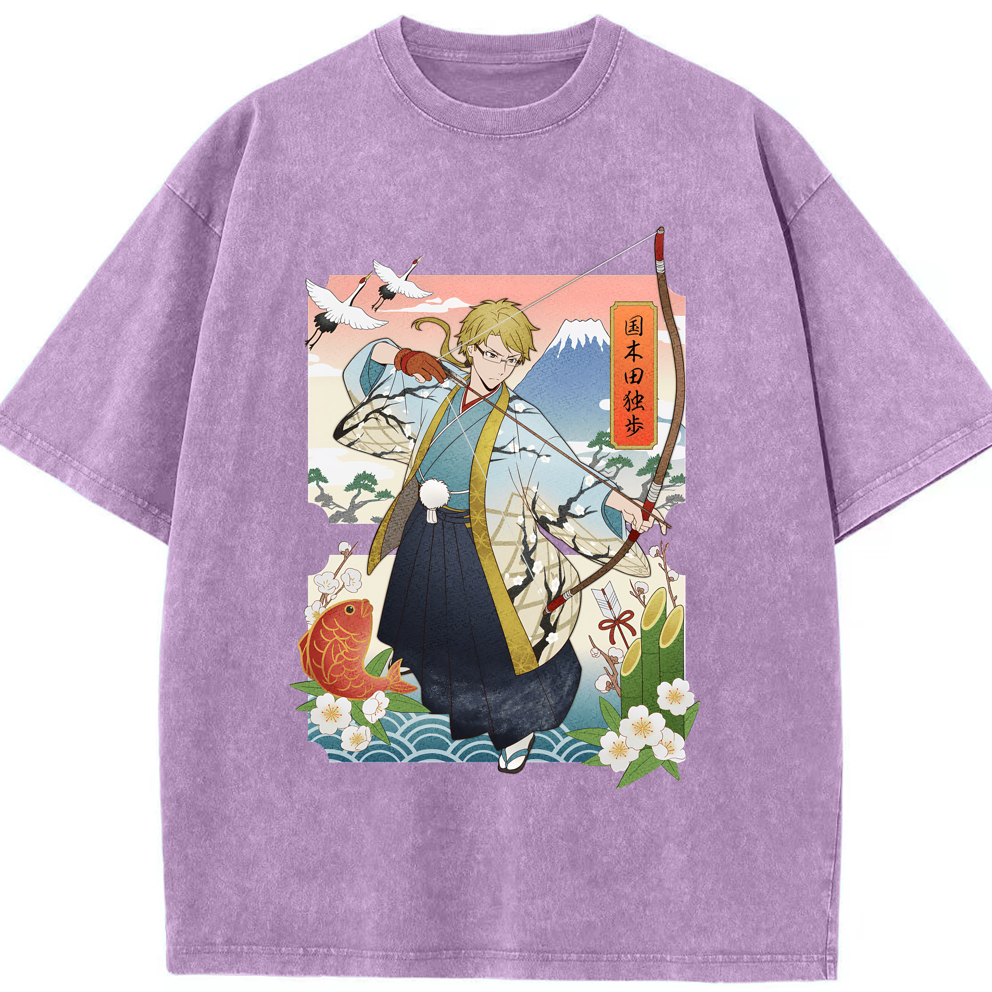 （画像用） 文豪ストレイドッグス Bungo Stray Dogs 綿100% ヴィンテージ風 半袖Tシャツ（フロントプリント）