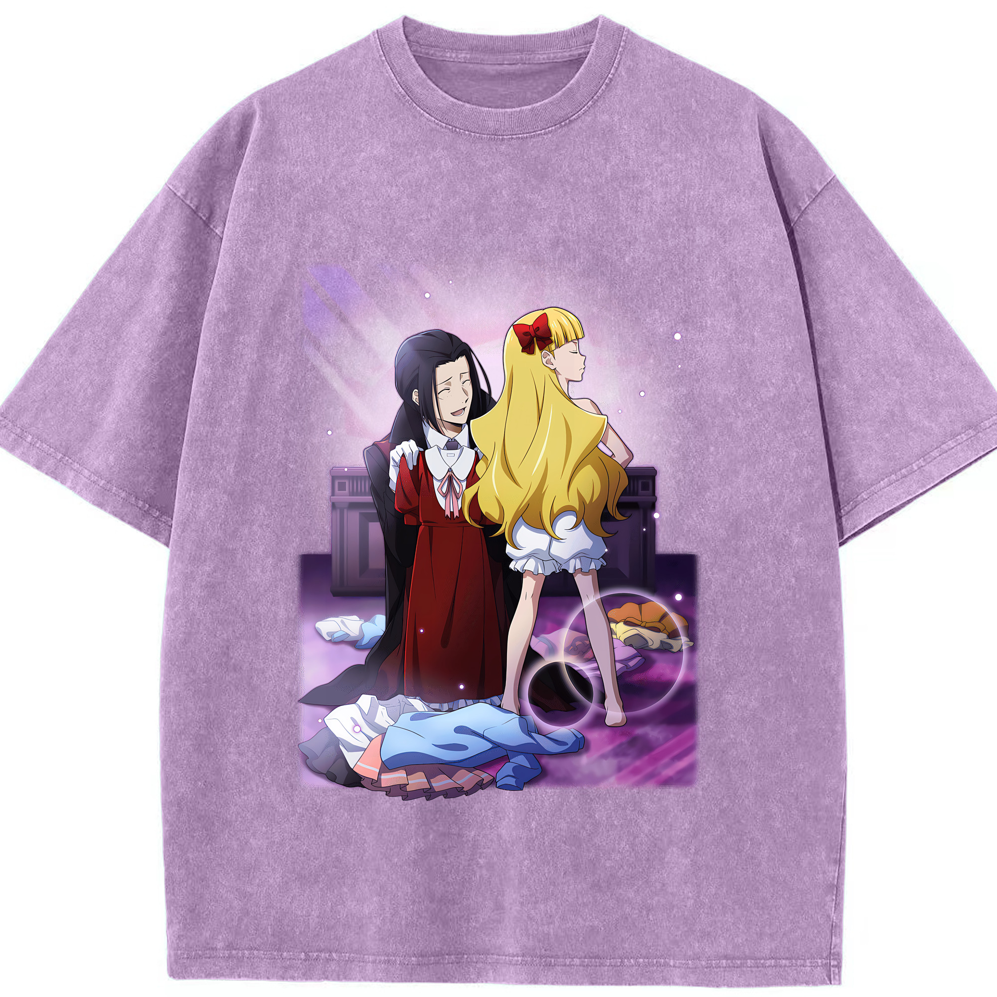（画像用） 文豪ストレイドッグス Bungo Stray Dogs 綿100% ヴィンテージ風 半袖Tシャツ（フロントプリント）