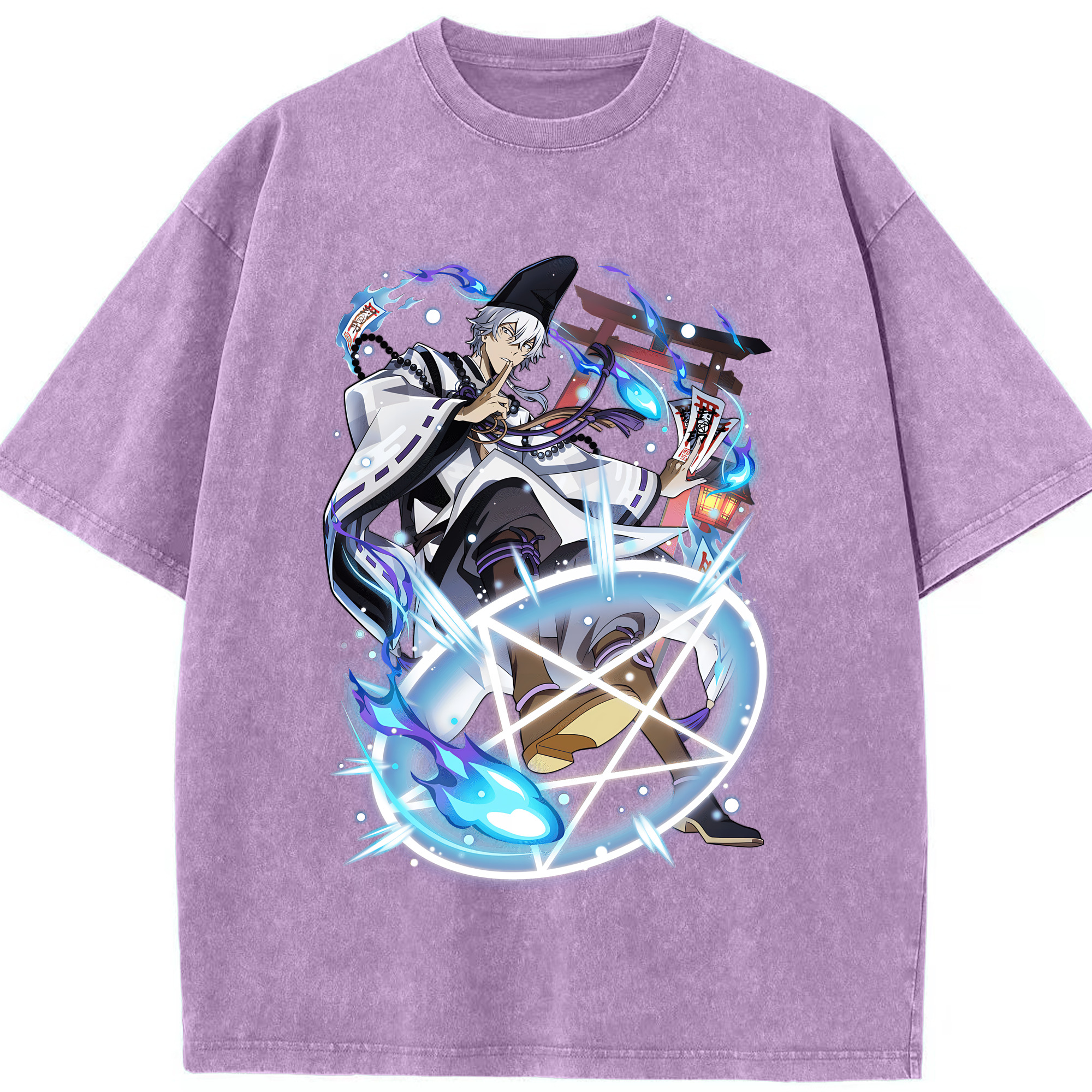 （画像用） 文豪ストレイドッグス Bungo Stray Dogs 綿100% ヴィンテージ風 半袖Tシャツ（フロントプリント）