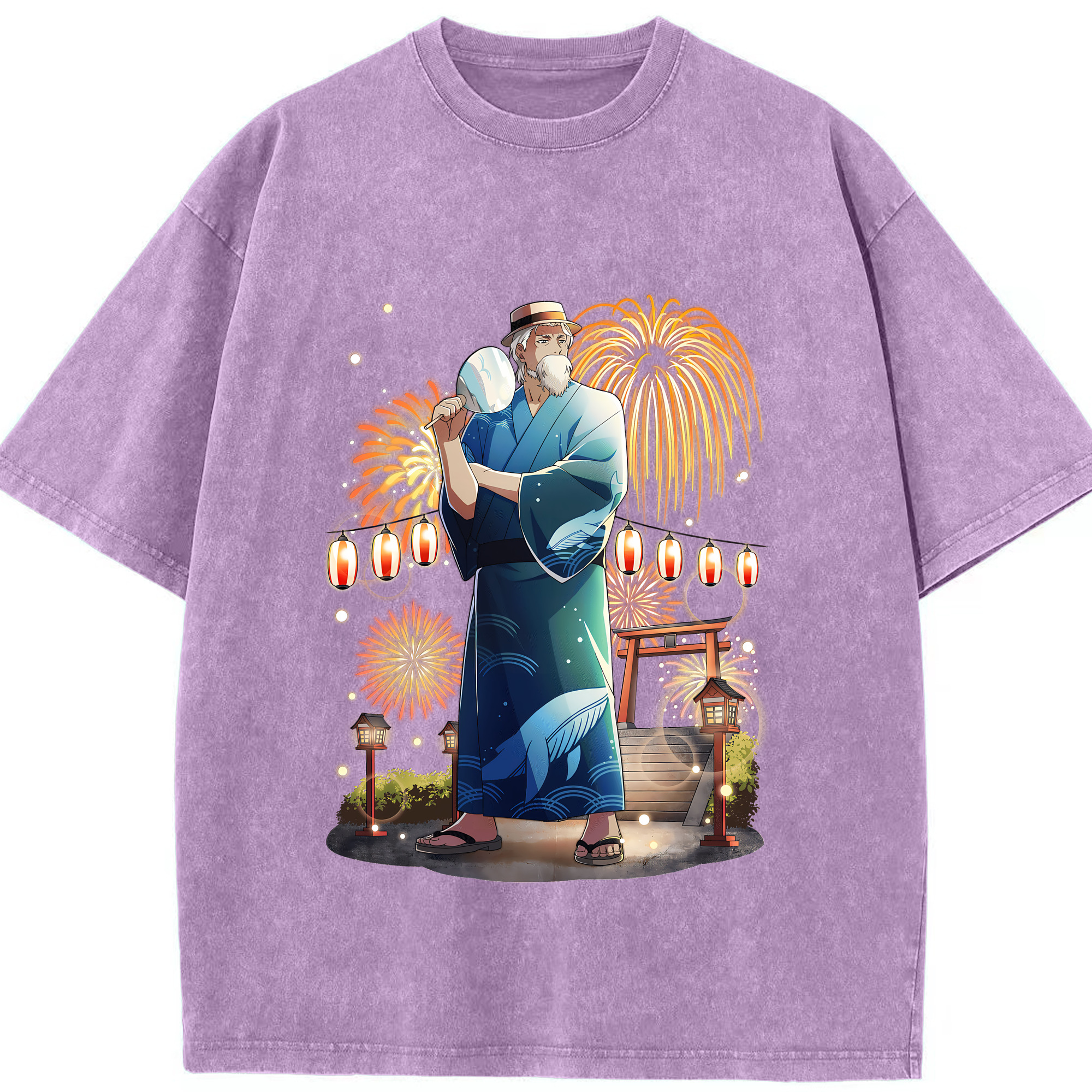 （画像用） 文豪ストレイドッグス Bungo Stray Dogs 綿100% ヴィンテージ風 半袖Tシャツ（フロントプリント）