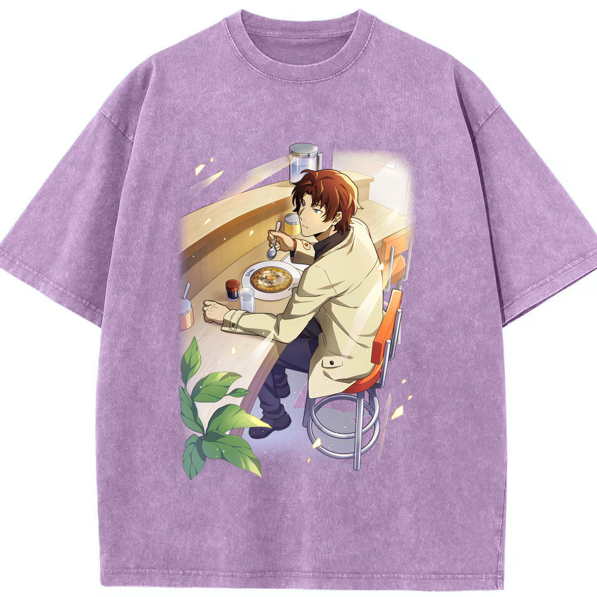 （画像用） 文豪ストレイドッグス Bungo Stray Dogs 綿100% ヴィンテージ風 半袖Tシャツ（フロントプリント）