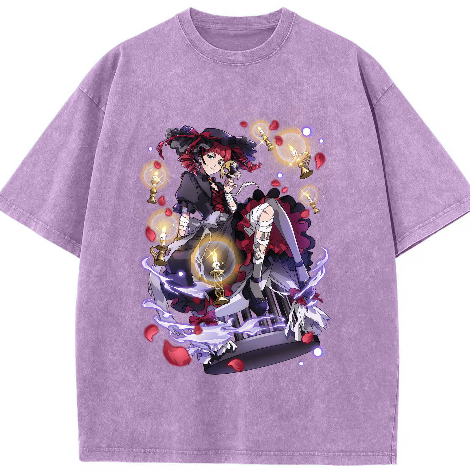 （画像用） 文豪ストレイドッグス Bungo Stray Dogs 綿100% ヴィンテージ風 半袖Tシャツ（フロントプリント）