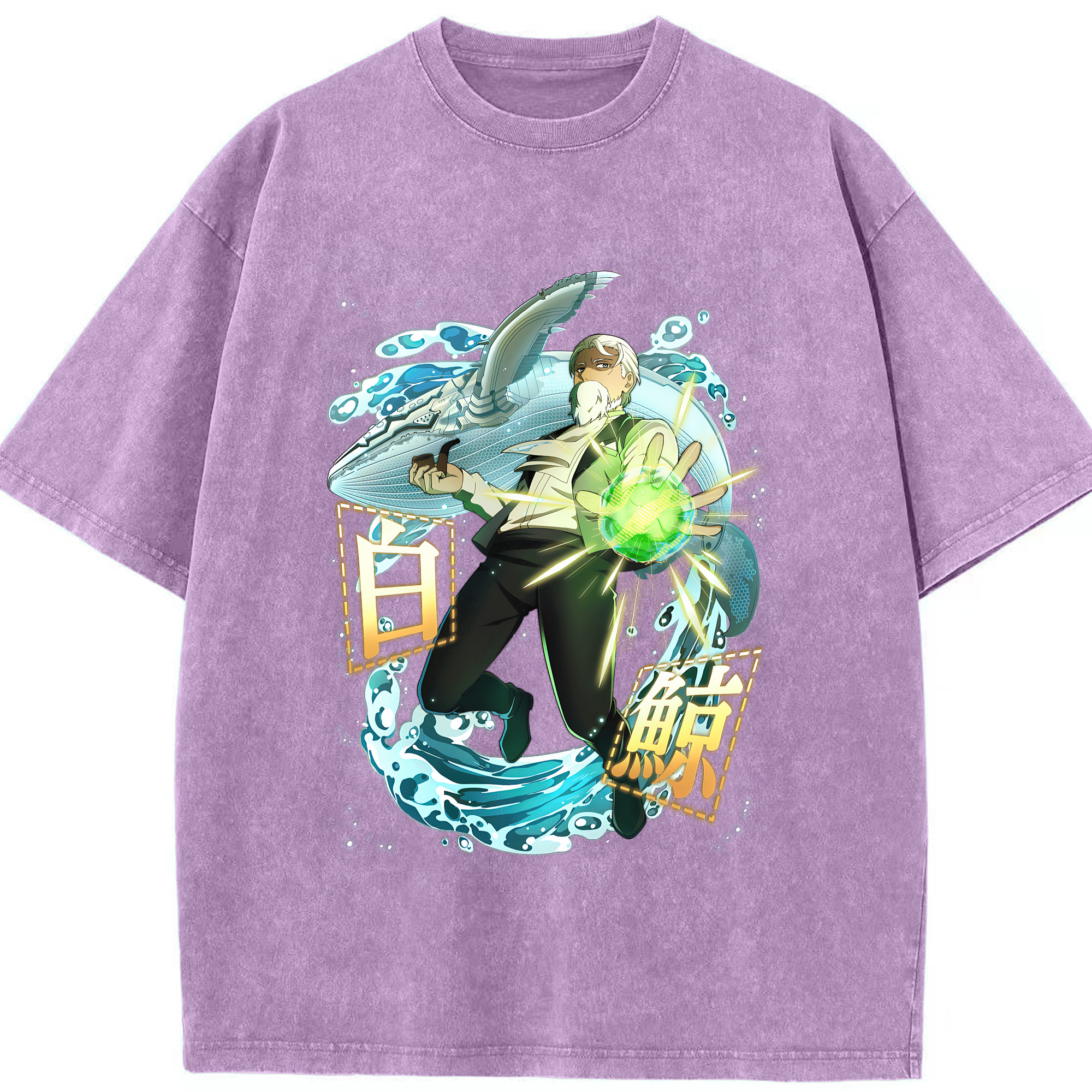 （画像用） 文豪ストレイドッグス Bungo Stray Dogs 綿100% ヴィンテージ風 半袖Tシャツ（フロントプリント）