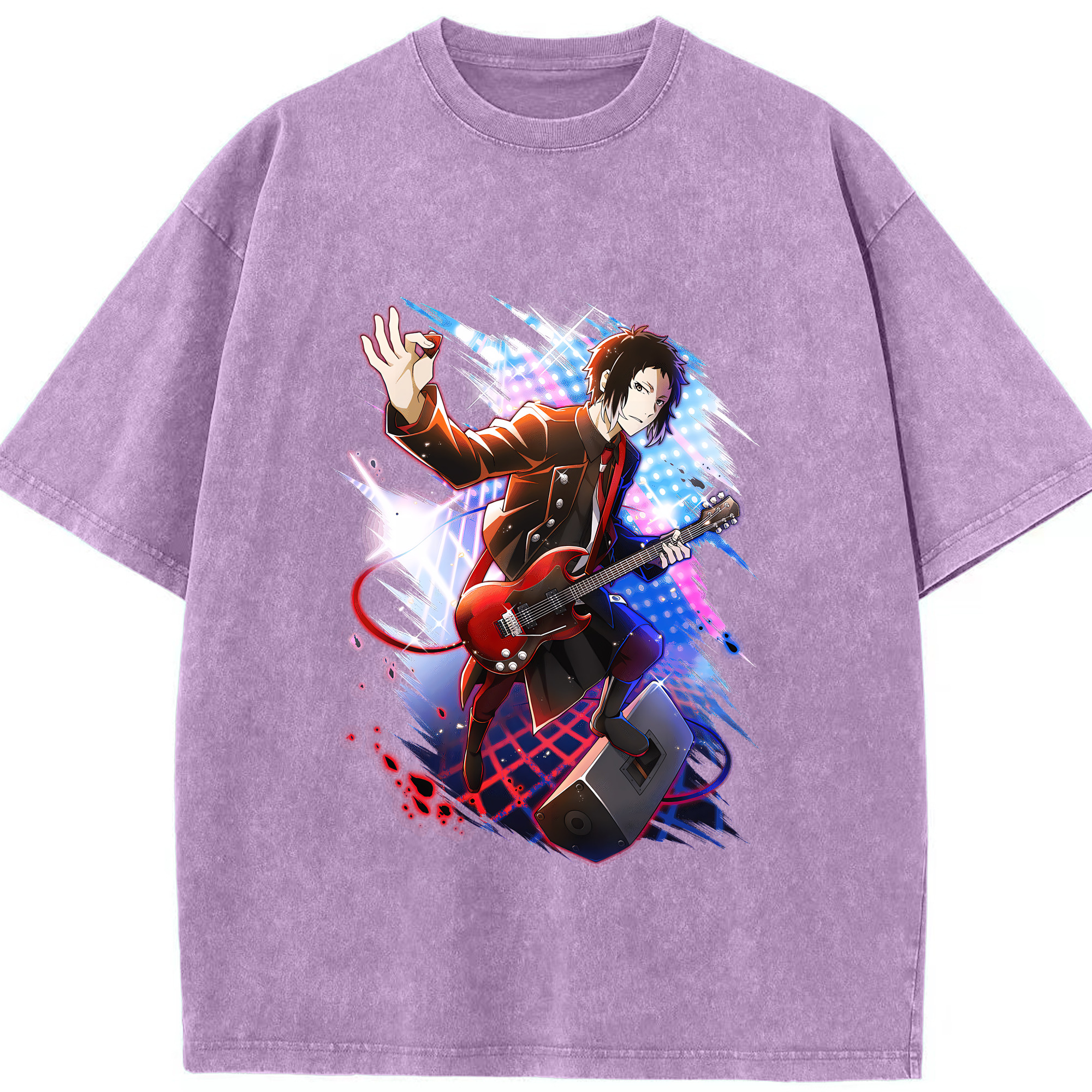 （画像用） 文豪ストレイドッグス Bungo Stray Dogs 綿100% ヴィンテージ風 半袖Tシャツ（フロントプリント）