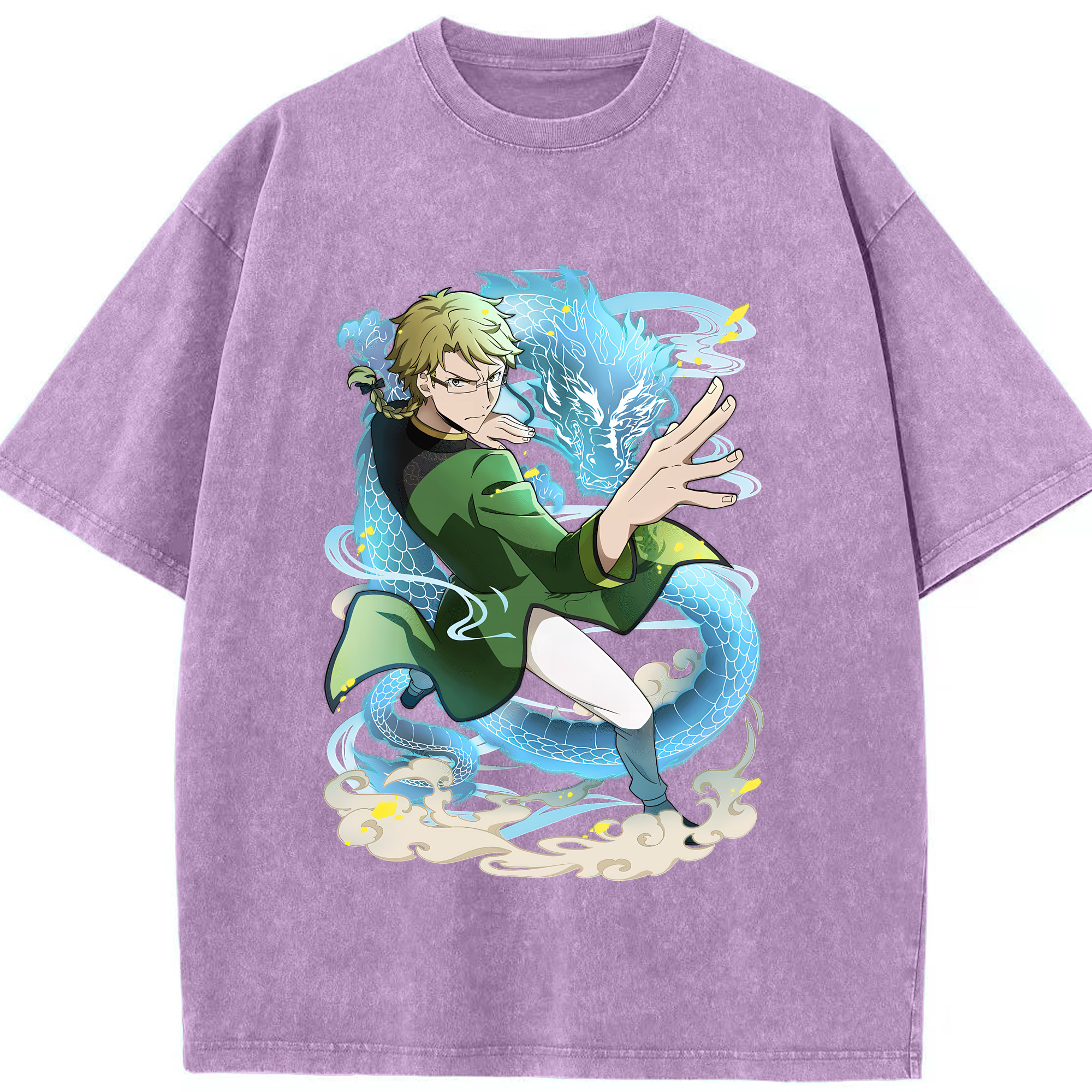 （画像用） 文豪ストレイドッグス Bungo Stray Dogs 綿100% ヴィンテージ風 半袖Tシャツ（フロントプリント）