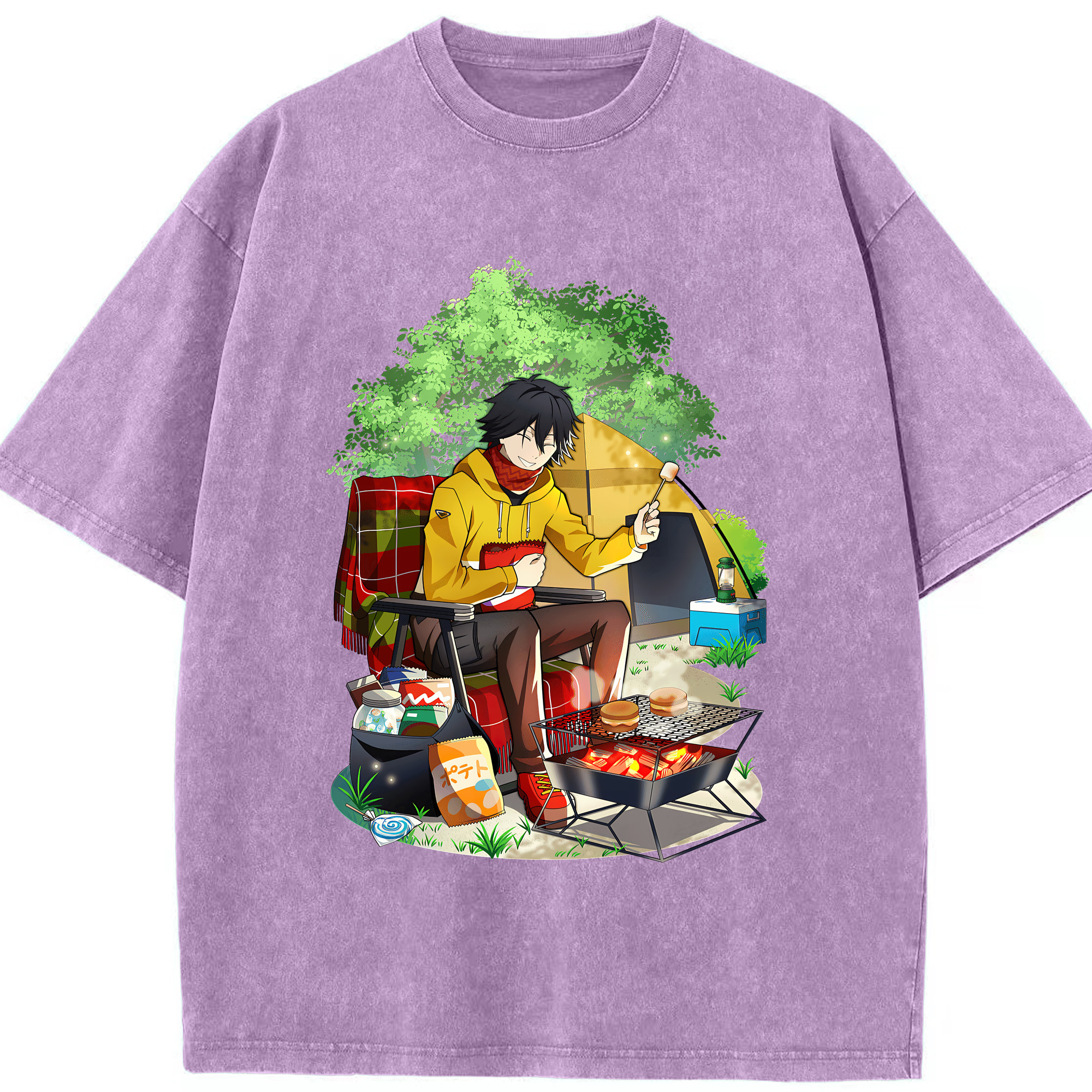 （画像用） 文豪ストレイドッグス Bungo Stray Dogs 綿100% ヴィンテージ風 半袖Tシャツ（フロントプリント）