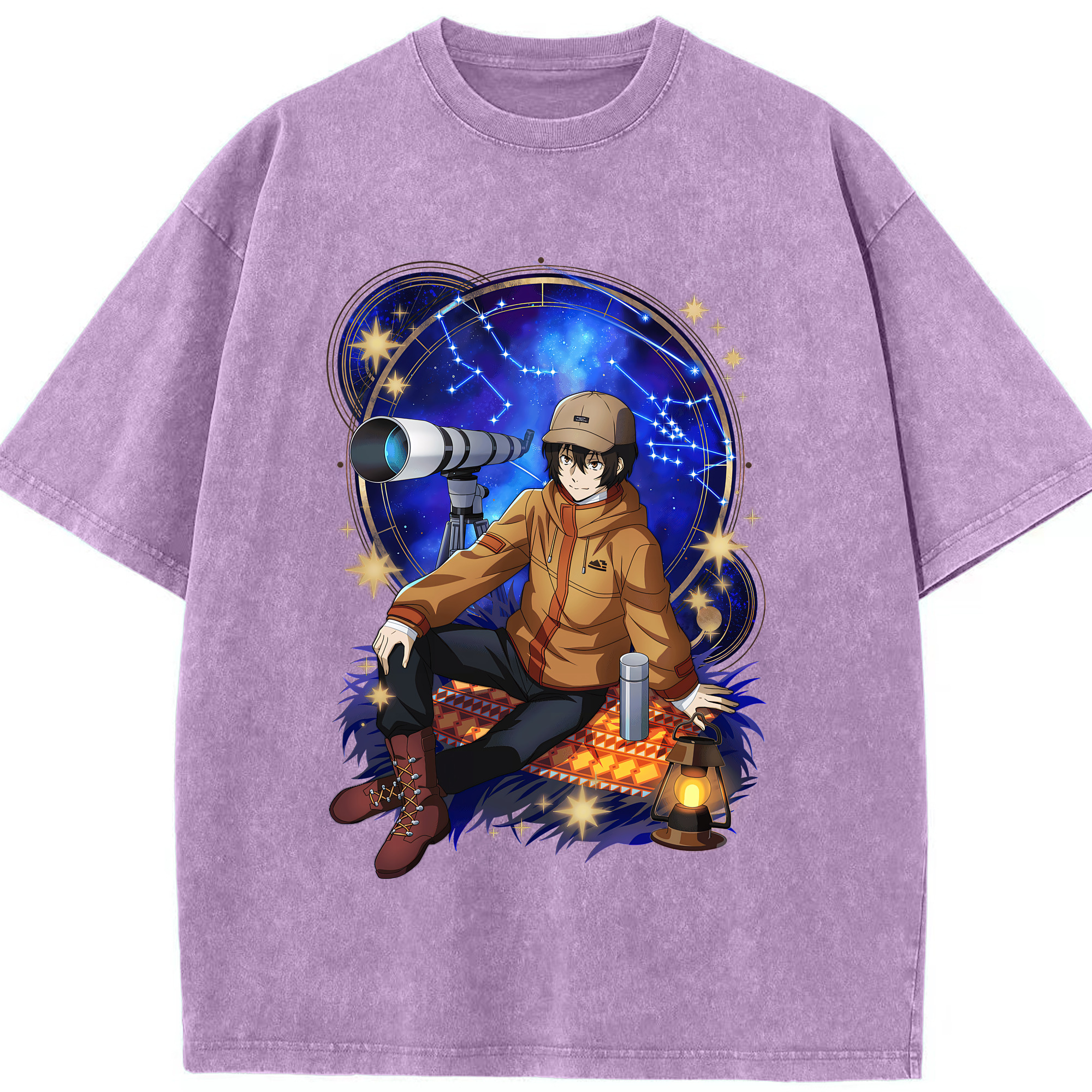 （画像用） 文豪ストレイドッグス Bungo Stray Dogs 綿100% ヴィンテージ風 半袖Tシャツ（フロントプリント）