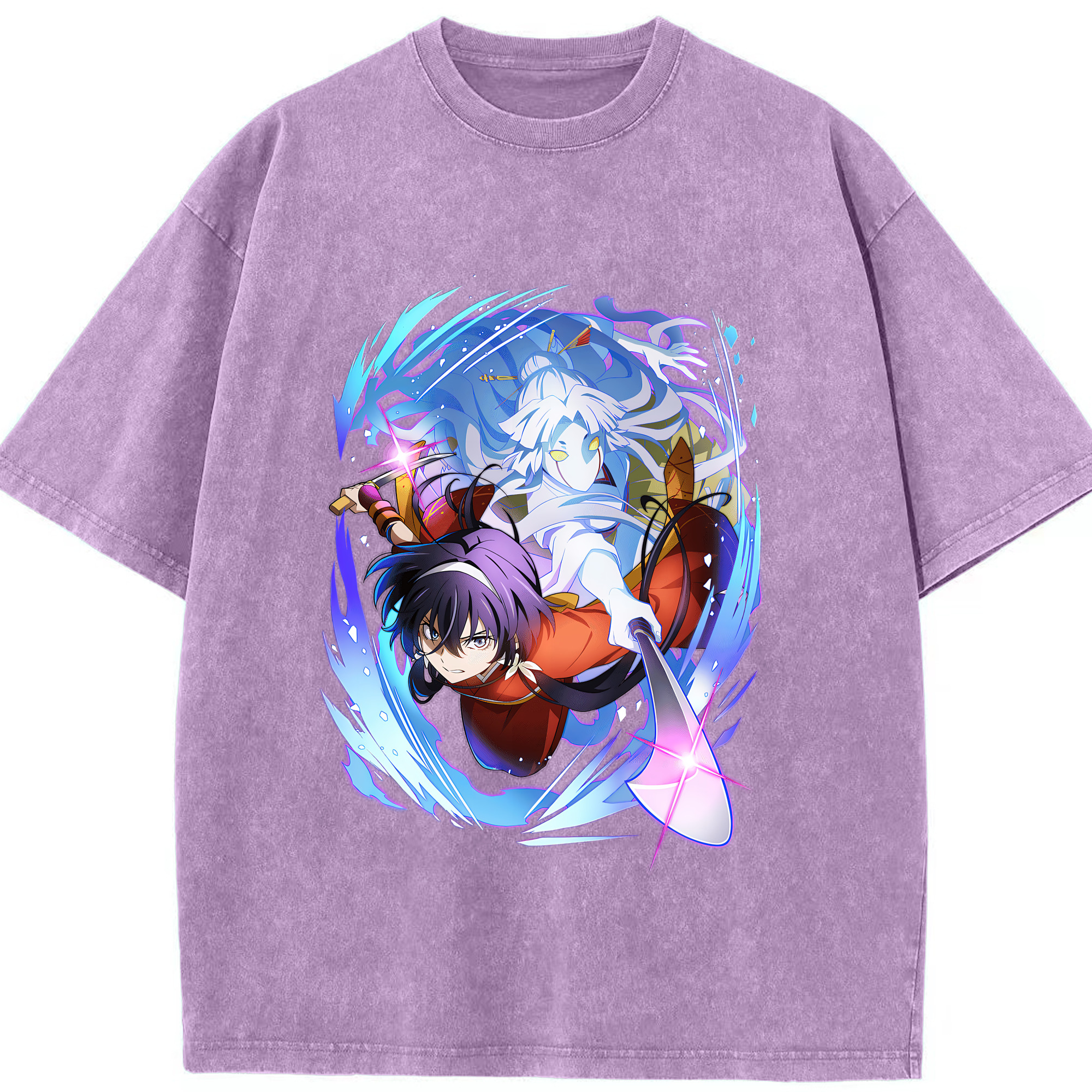 （画像用） 文豪ストレイドッグス Bungo Stray Dogs 綿100% ヴィンテージ風 半袖Tシャツ（フロントプリント）