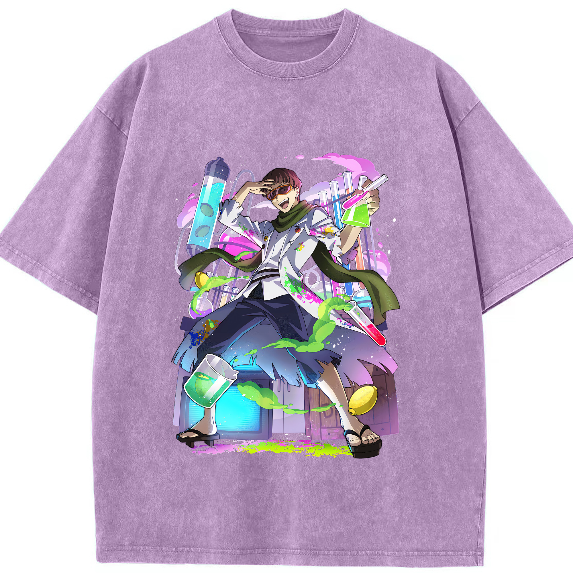 （画像用） 文豪ストレイドッグス Bungo Stray Dogs 綿100% ヴィンテージ風 半袖Tシャツ（フロントプリント）