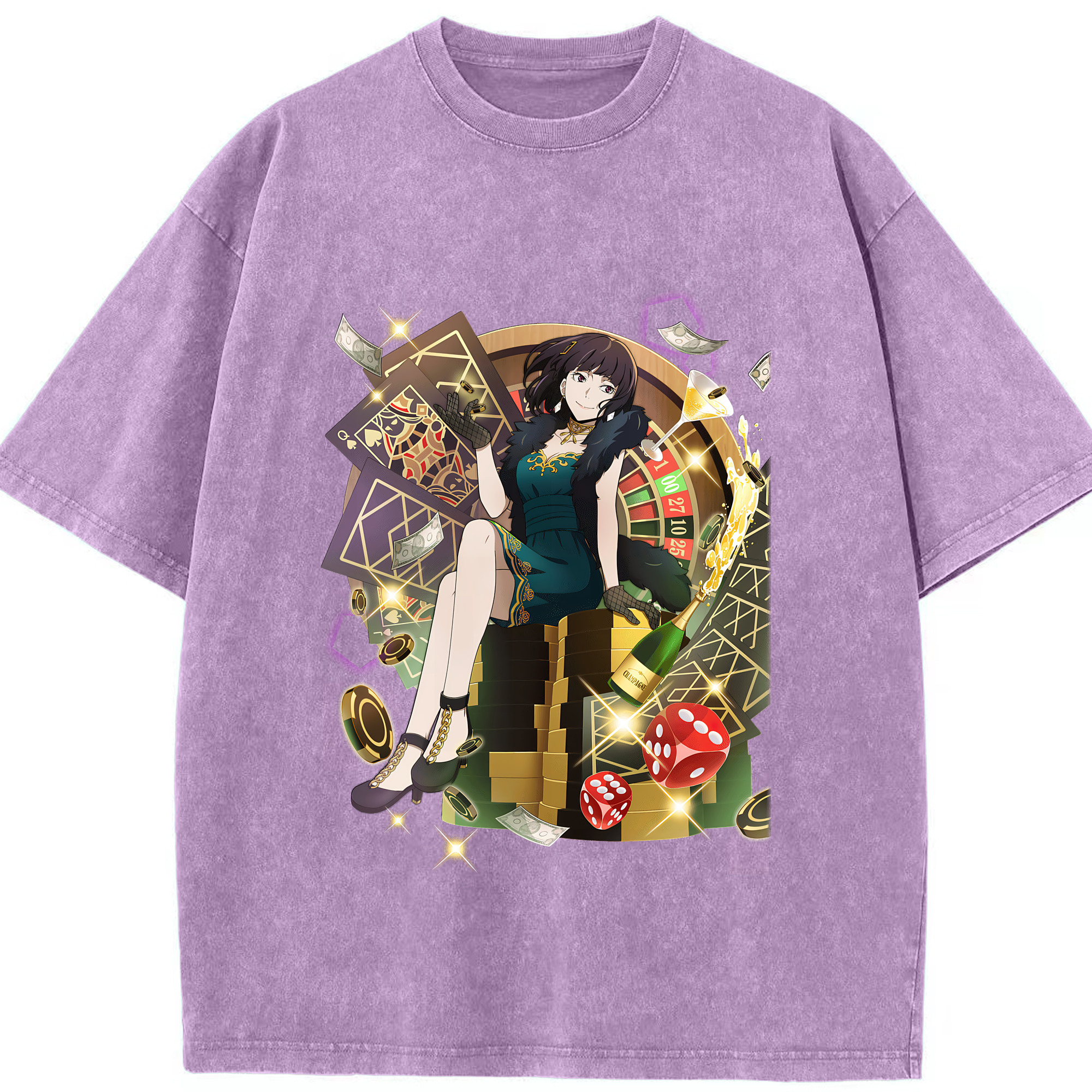 （画像用） 文豪ストレイドッグス Bungo Stray Dogs 綿100% ヴィンテージ風 半袖Tシャツ（フロントプリント）