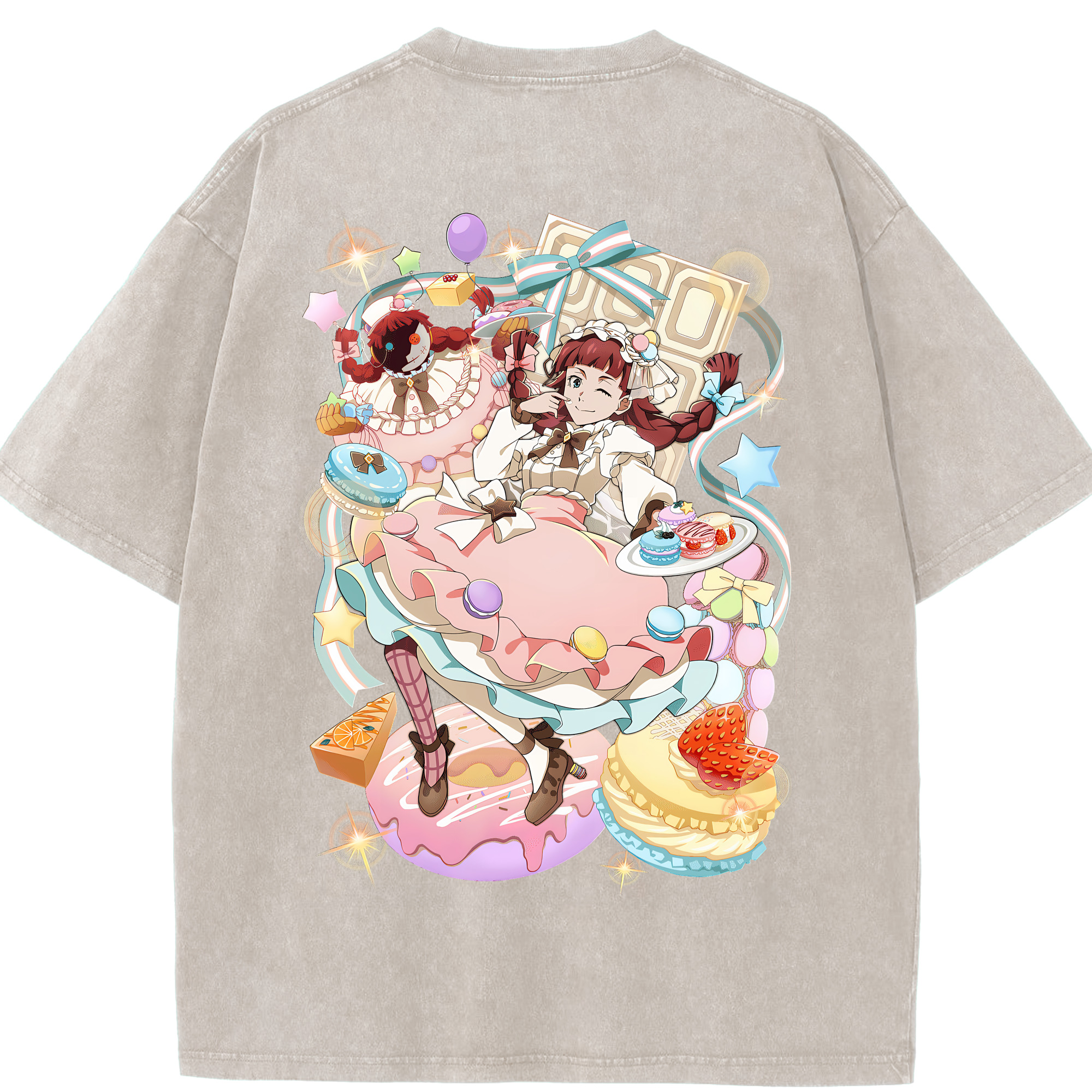 （画像用） 文豪ストレイドッグス Bungo Stray Dogs 綿100% ヴィンテージ風 半袖Tシャツ（背面プリント）