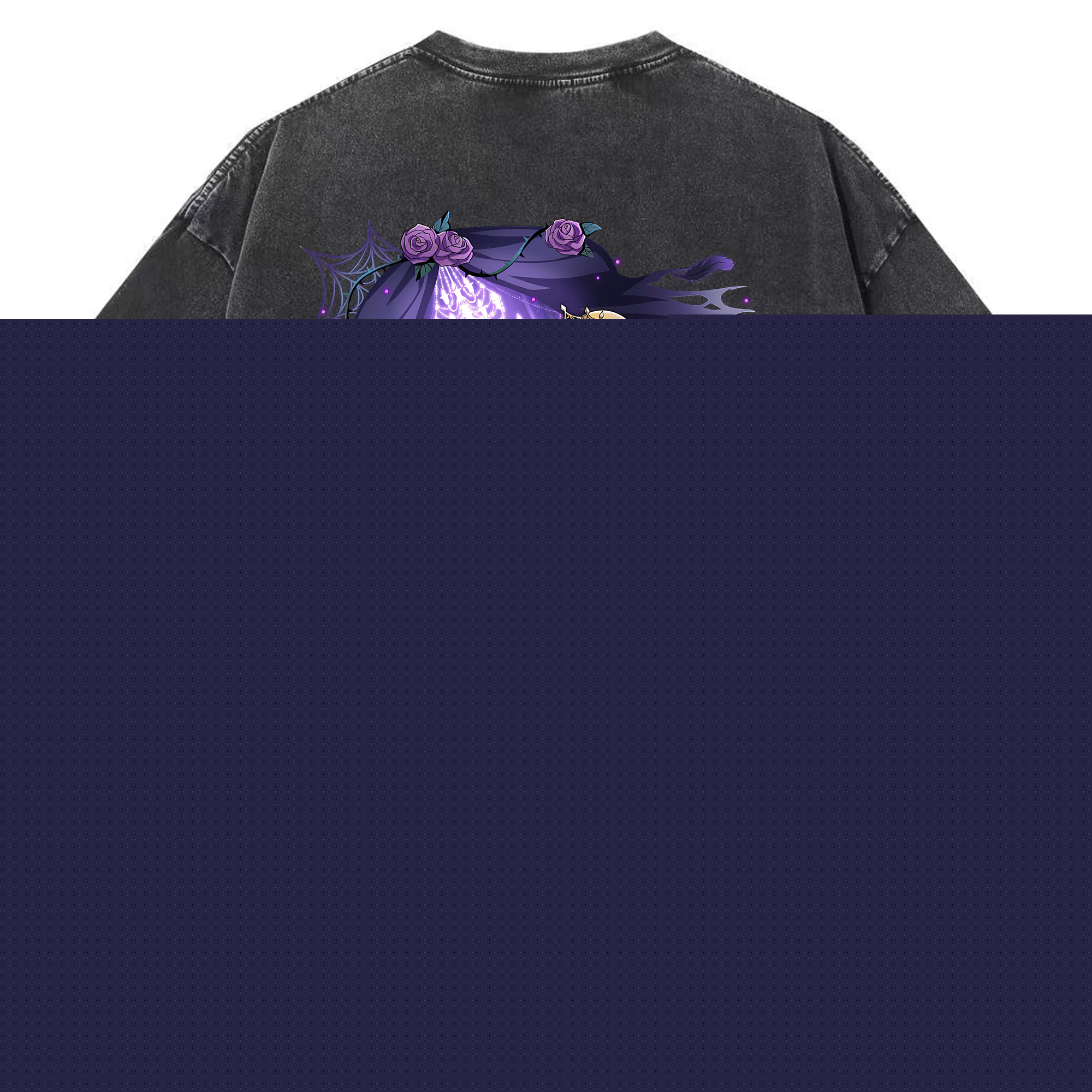 （画像用） 文豪ストレイドッグス Bungo Stray Dogs 綿100% ヴィンテージ風 半袖Tシャツ（背面プリント）