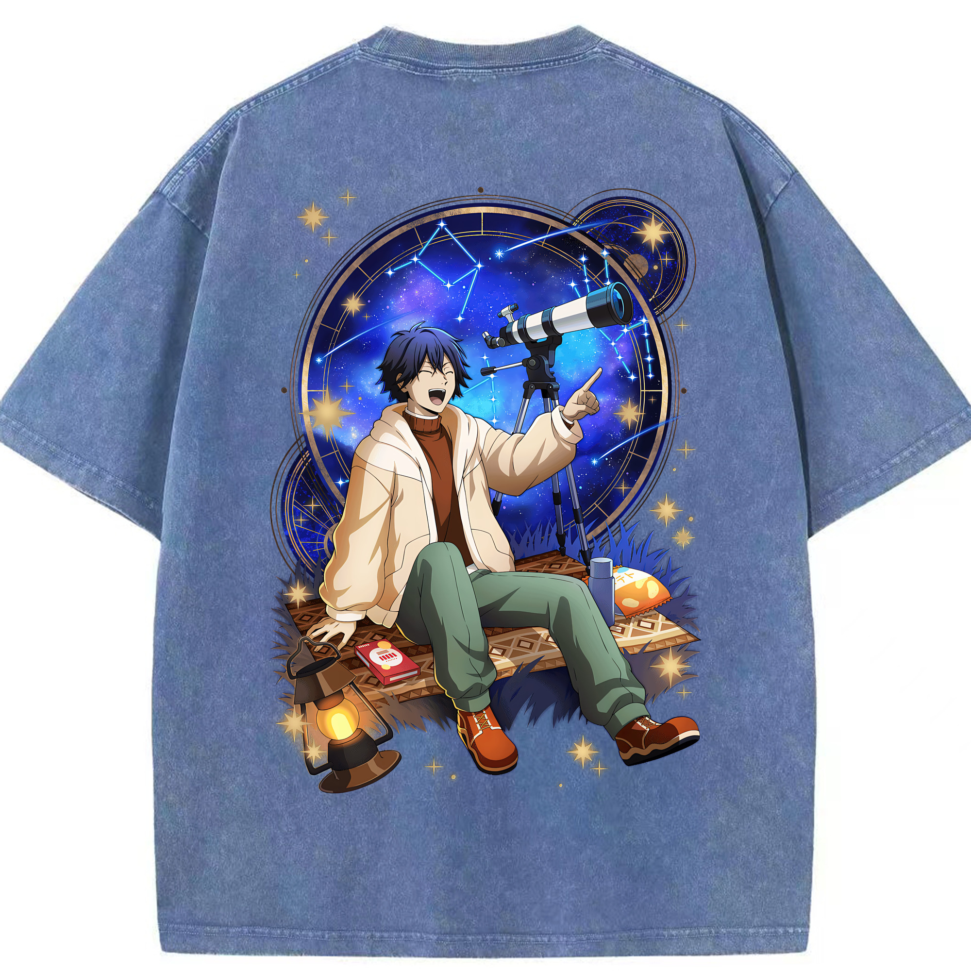（画像用） 文豪ストレイドッグス Bungo Stray Dogs 綿100% ヴィンテージ風 半袖Tシャツ（背面プリント）