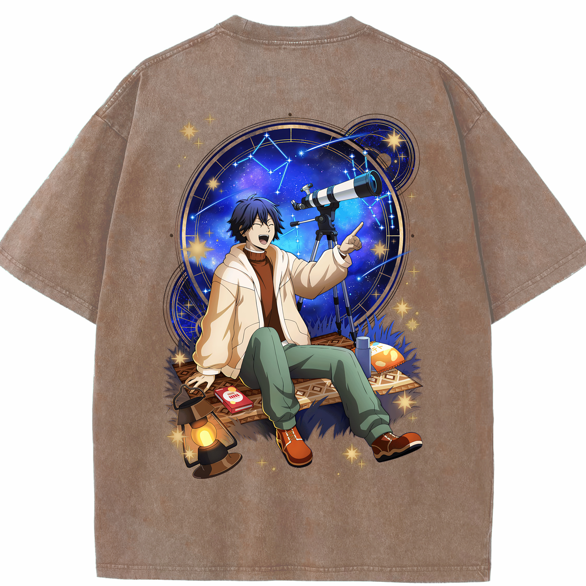 （画像用） 文豪ストレイドッグス Bungo Stray Dogs 綿100% ヴィンテージ風 半袖Tシャツ（背面プリント）