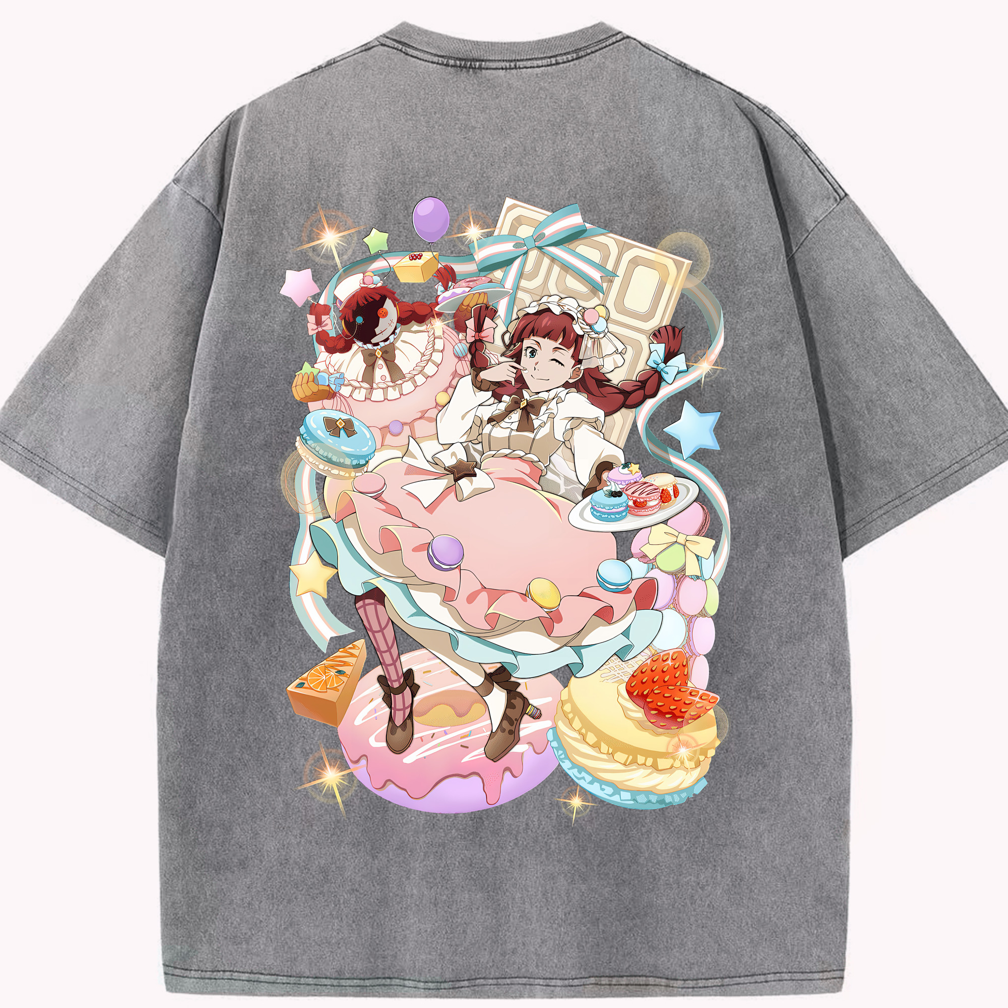 （画像用） 文豪ストレイドッグス Bungo Stray Dogs 綿100% ヴィンテージ風 半袖Tシャツ（背面プリント）
