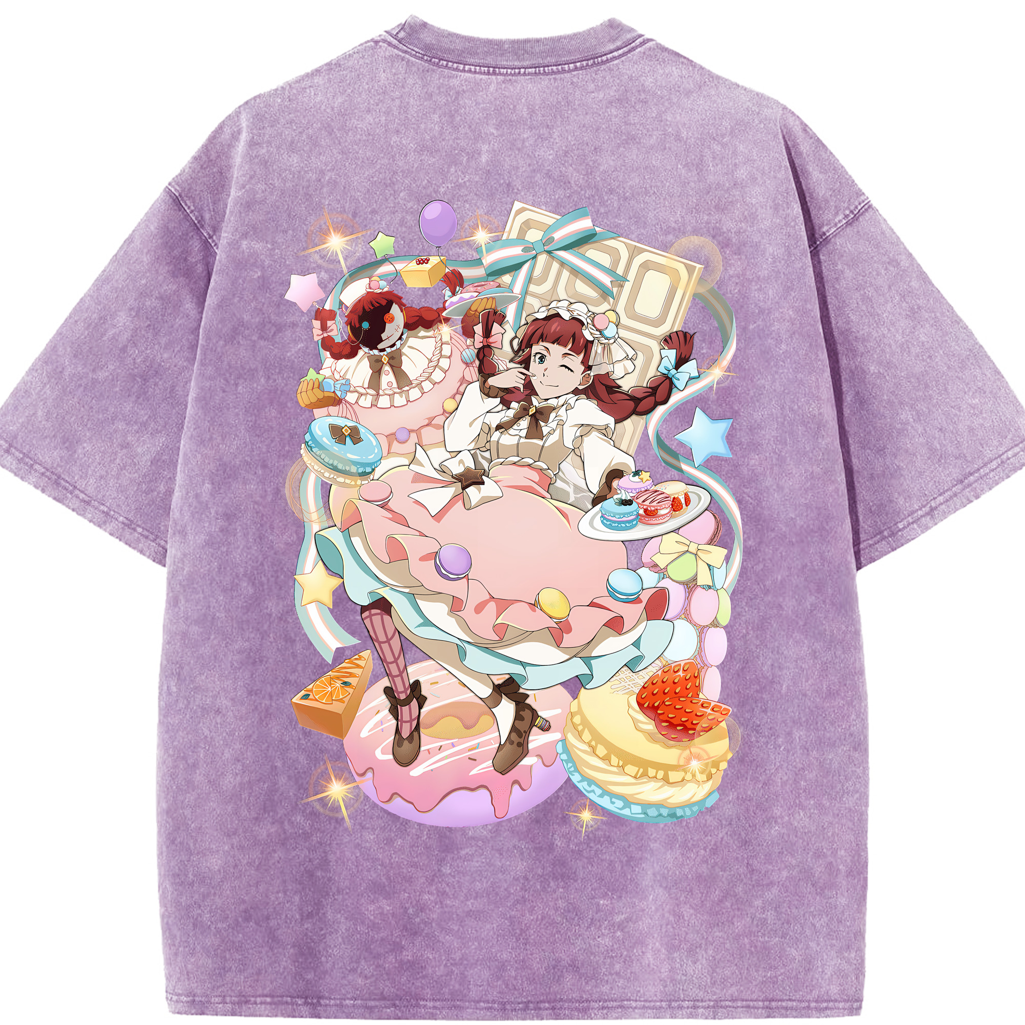 （画像用） 文豪ストレイドッグス Bungo Stray Dogs 綿100% ヴィンテージ風 半袖Tシャツ（背面プリント）