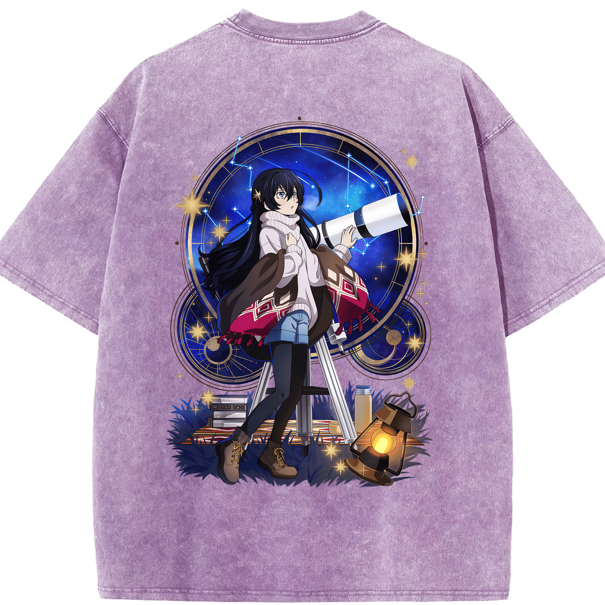 （画像用） 文豪ストレイドッグス Bungo Stray Dogs 綿100% ヴィンテージ風 半袖Tシャツ（背面プリント）