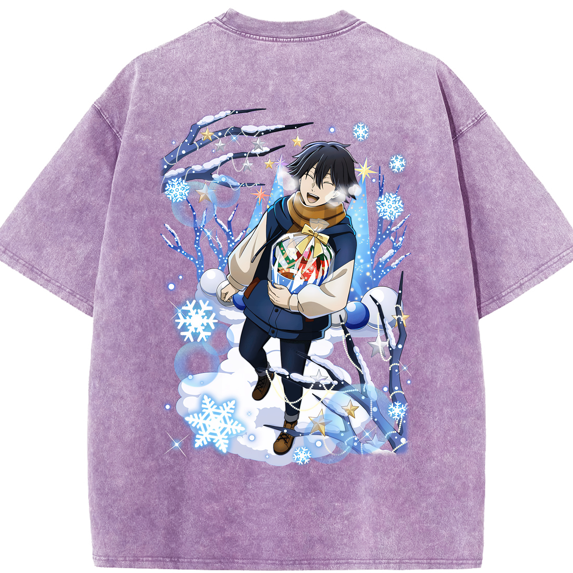 （画像用） 文豪ストレイドッグス Bungo Stray Dogs 綿100% ヴィンテージ風 半袖Tシャツ（背面プリント）