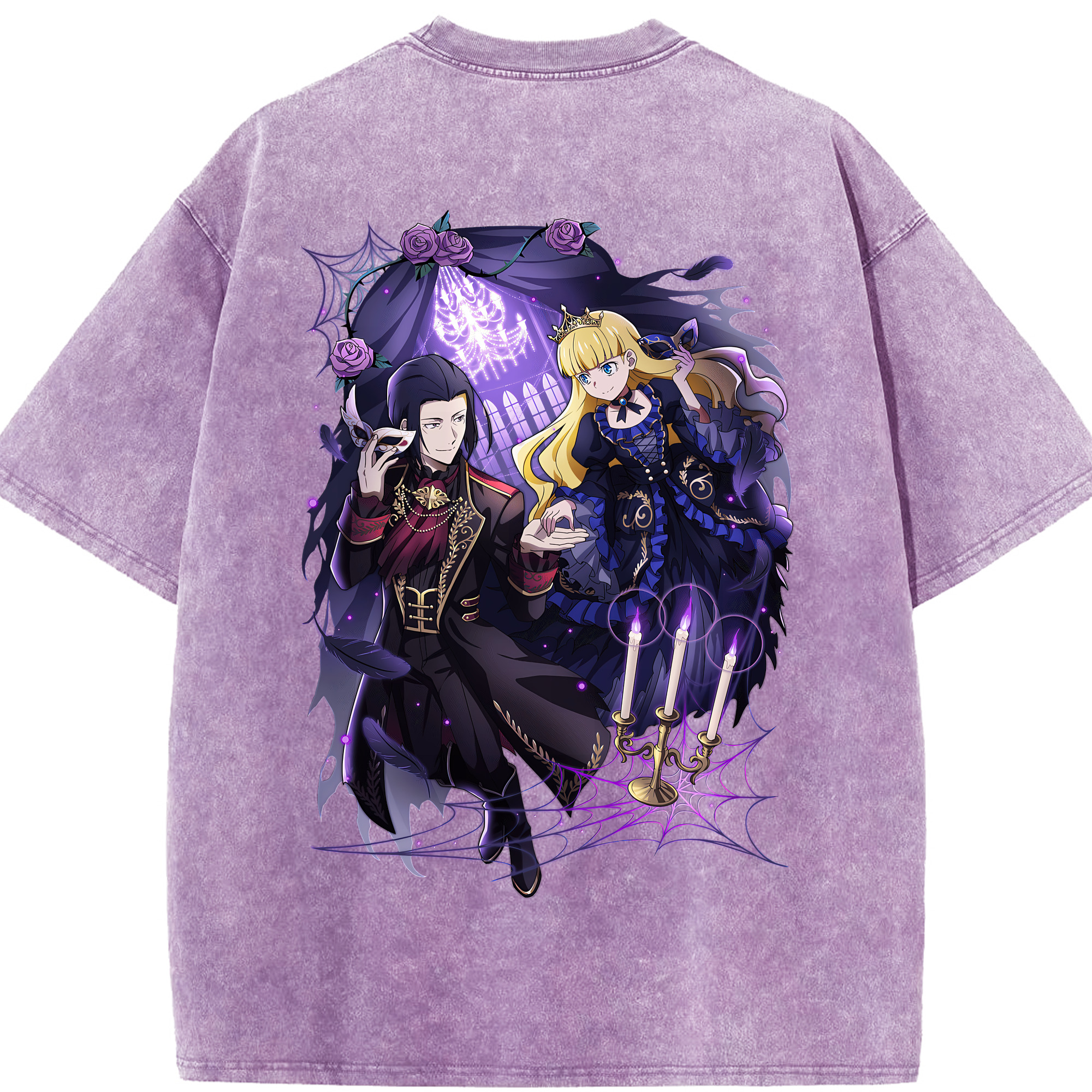 （画像用） 文豪ストレイドッグス Bungo Stray Dogs 綿100% ヴィンテージ風 半袖Tシャツ（背面プリント）