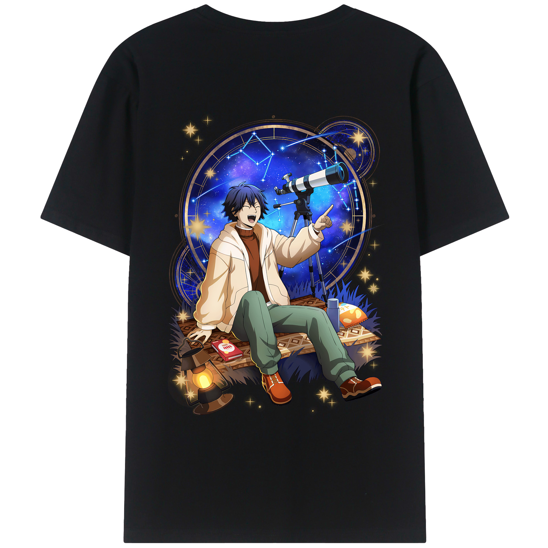 （画像用） 文豪ストレイドッグス Bungo Stray Dogs 綿100％ メンズ半袖Tシャツ（バックプリント） 通気性