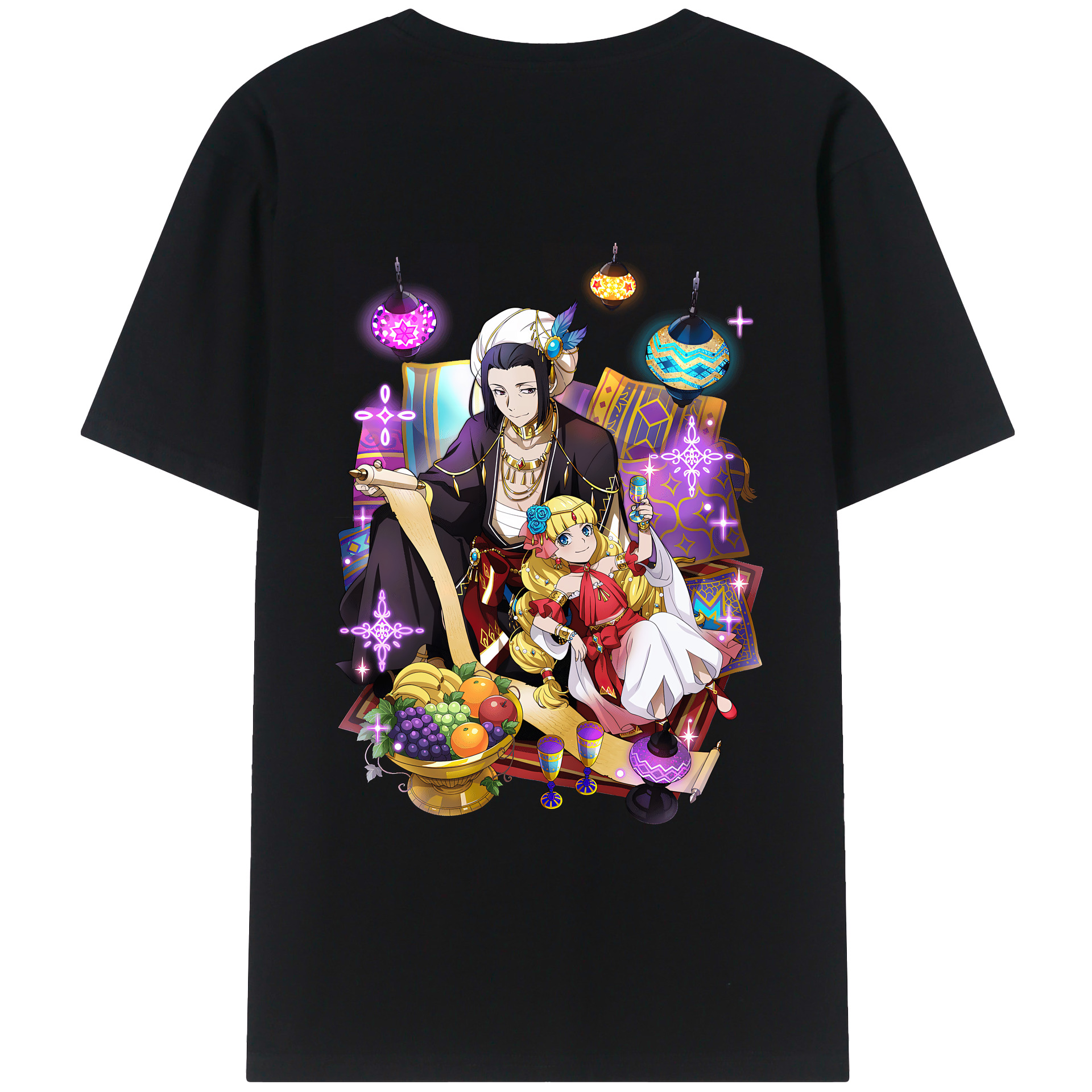（画像用） 文豪ストレイドッグス Bungo Stray Dogs 綿100％ メンズ半袖Tシャツ（バックプリント） 通気性