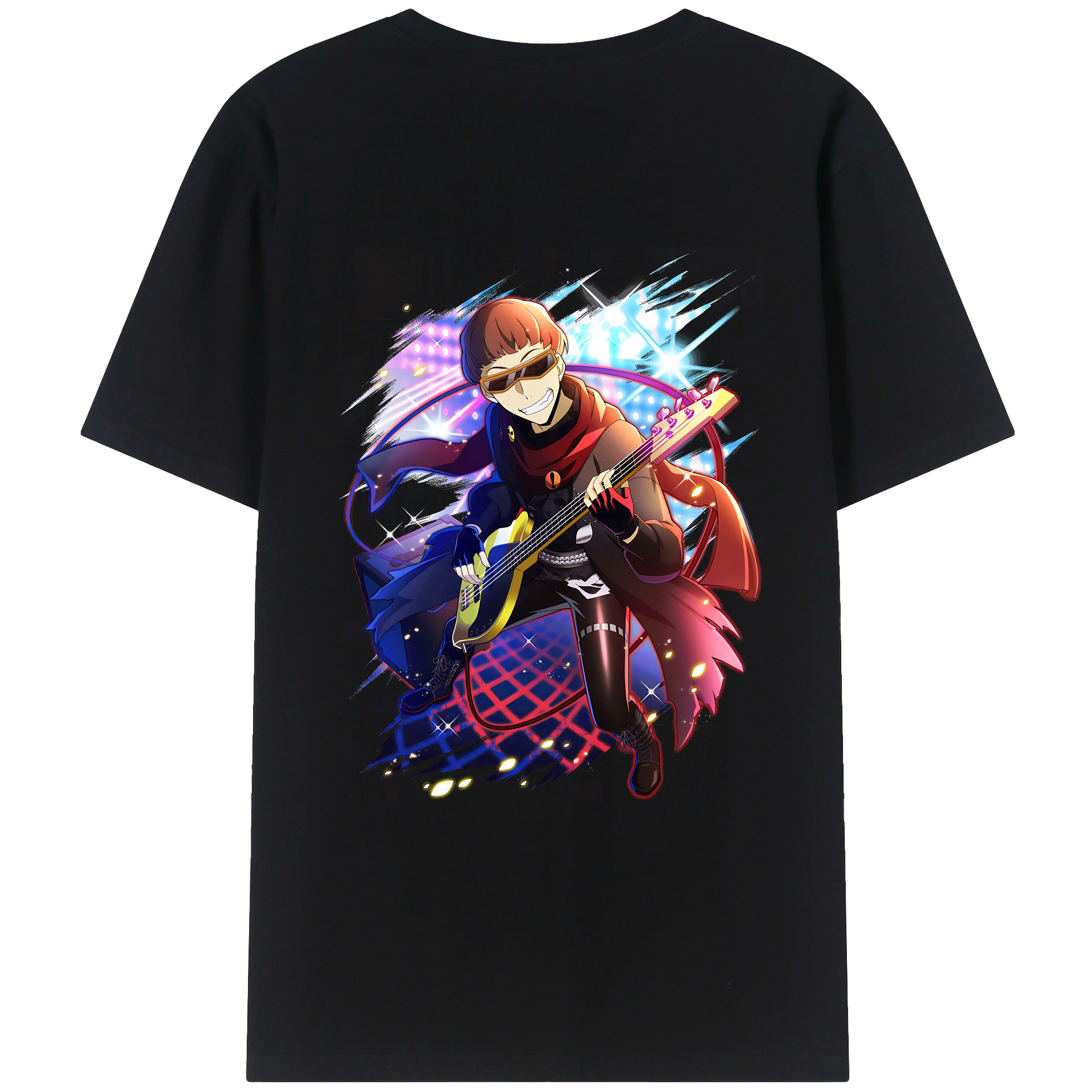 （画像用） 文豪ストレイドッグス Bungo Stray Dogs 綿100％ メンズ半袖Tシャツ（バックプリント） 通気性