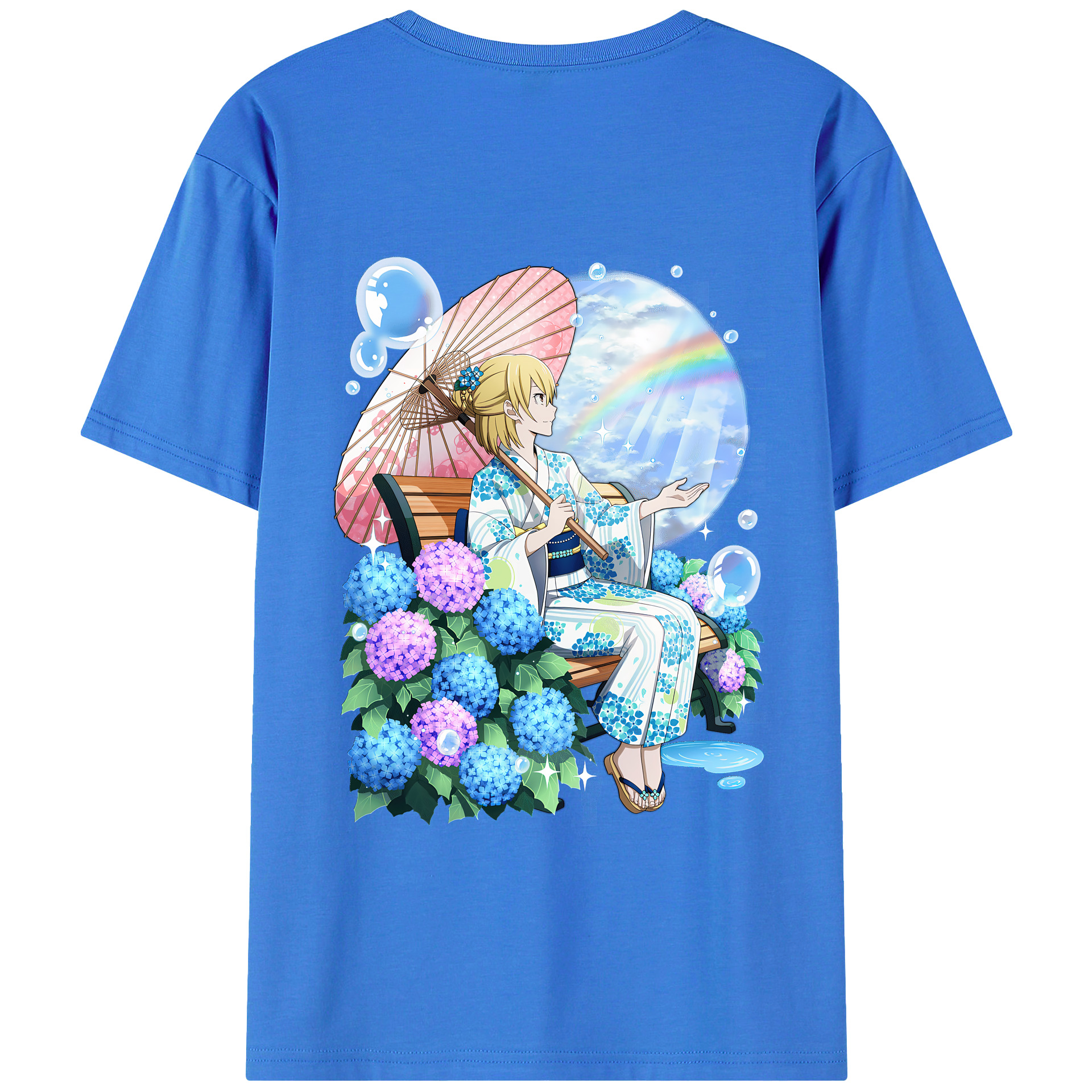 （画像用） 文豪ストレイドッグス Bungo Stray Dogs 綿100％ メンズ半袖Tシャツ（バックプリント） 通気性
