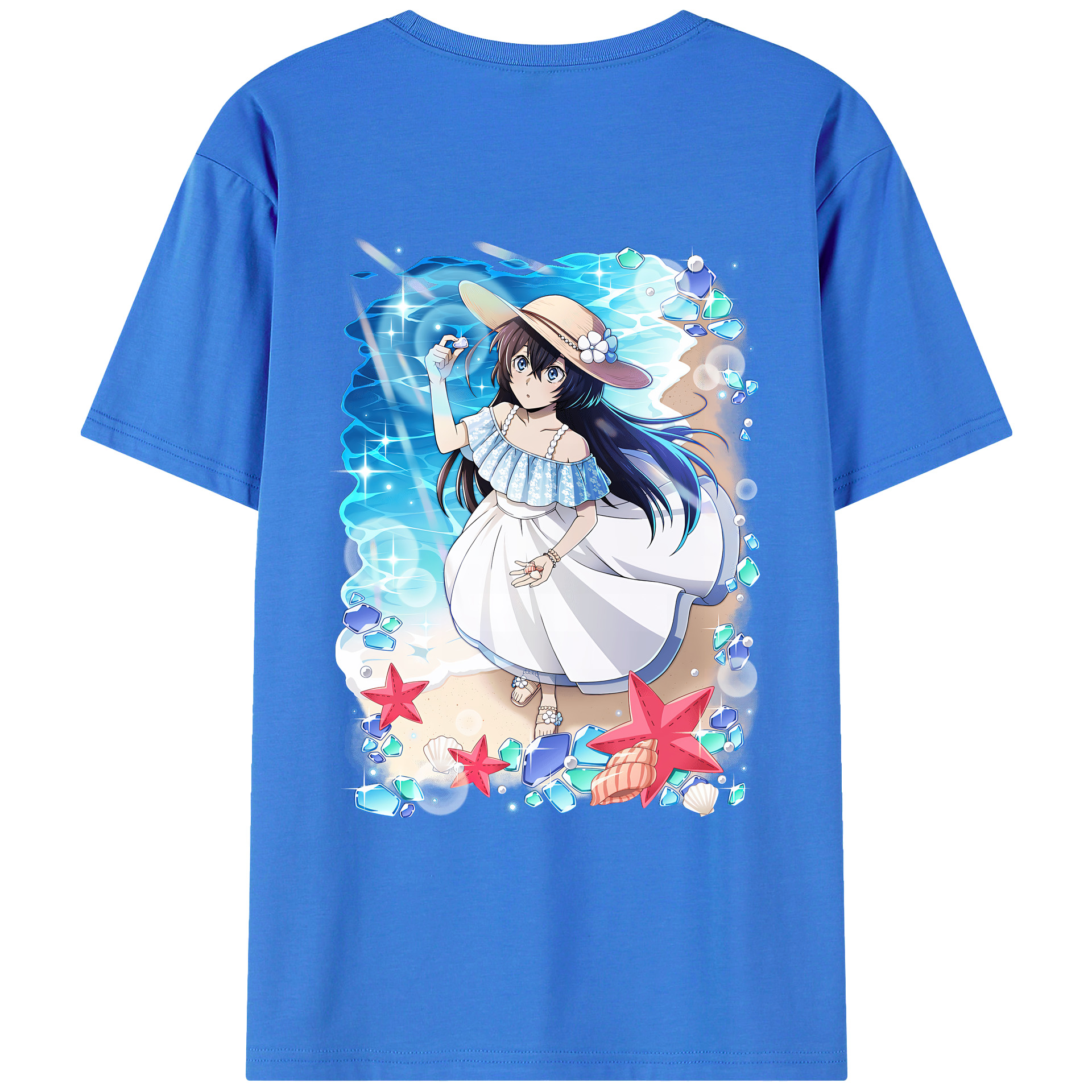 （画像用） 文豪ストレイドッグス Bungo Stray Dogs 綿100％ メンズ半袖Tシャツ（バックプリント） 通気性