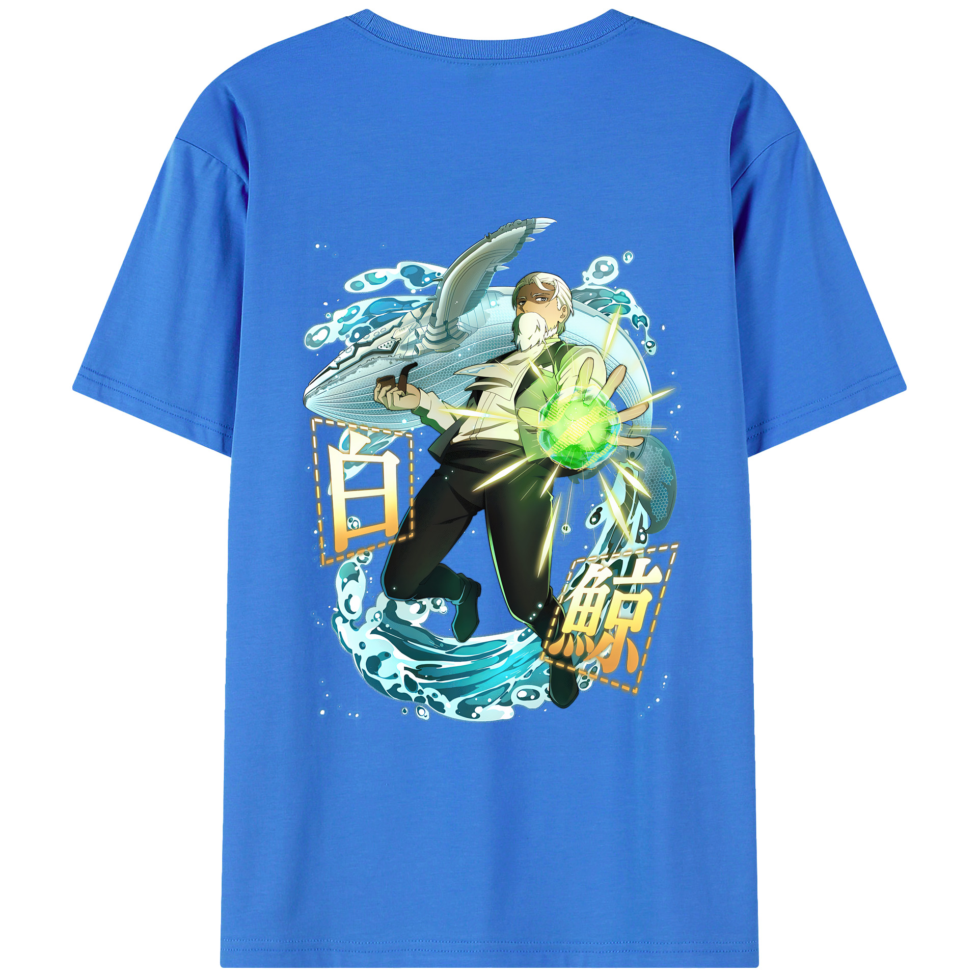 （画像用） 文豪ストレイドッグス Bungo Stray Dogs 綿100％ メンズ半袖Tシャツ（バックプリント） 通気性