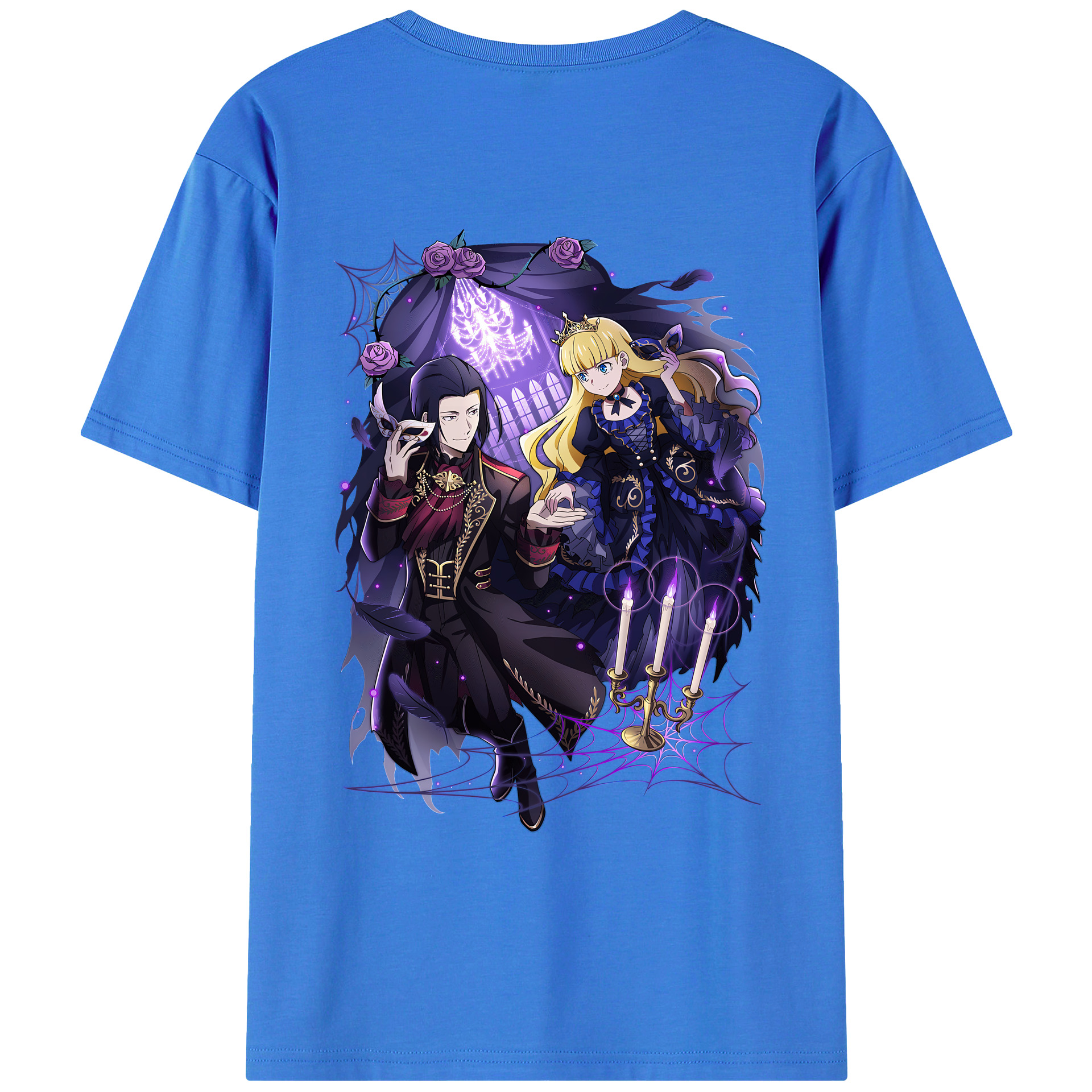 （画像用） 文豪ストレイドッグス Bungo Stray Dogs 綿100％ メンズ半袖Tシャツ（バックプリント） 通気性