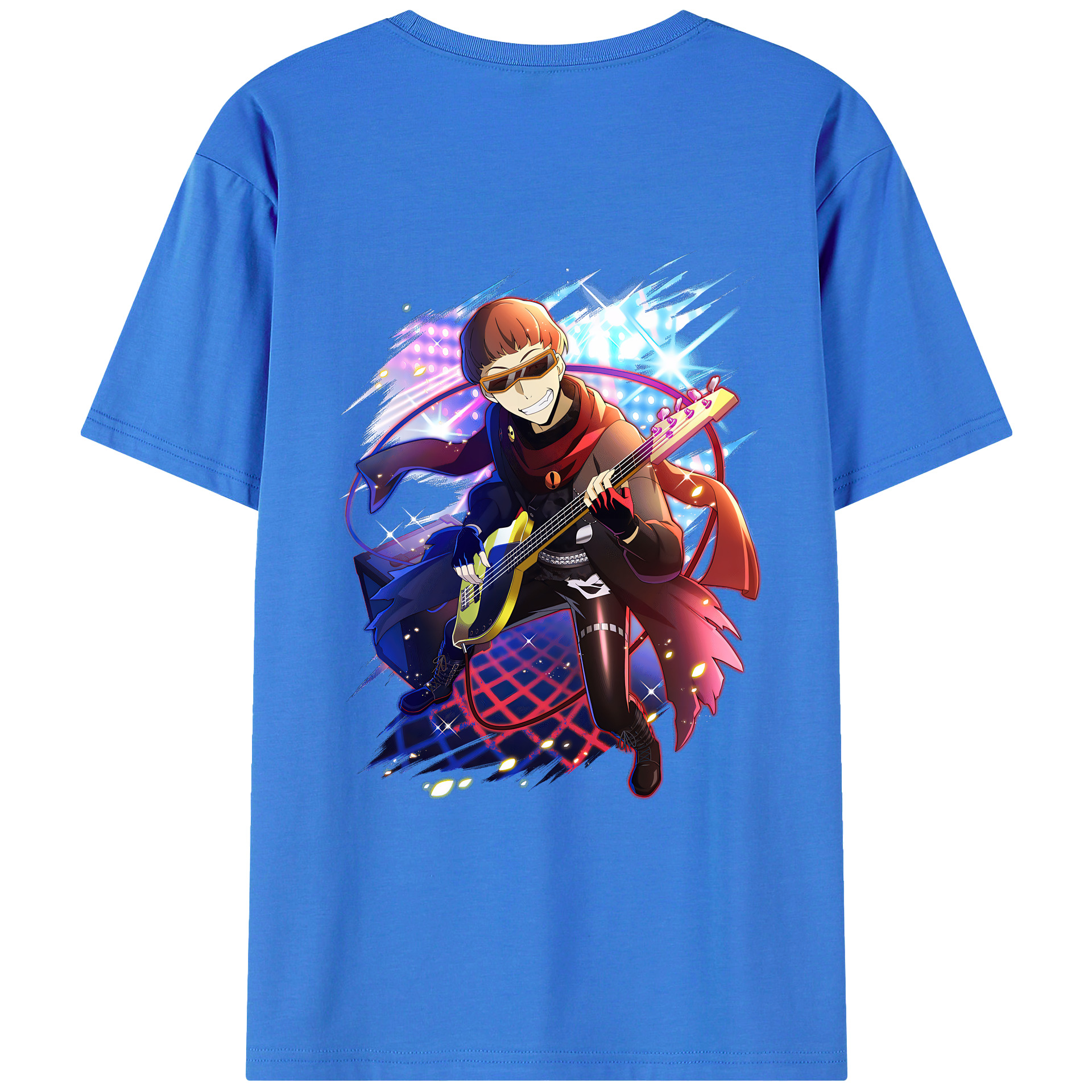 （画像用） 文豪ストレイドッグス Bungo Stray Dogs 綿100％ メンズ半袖Tシャツ（バックプリント） 通気性