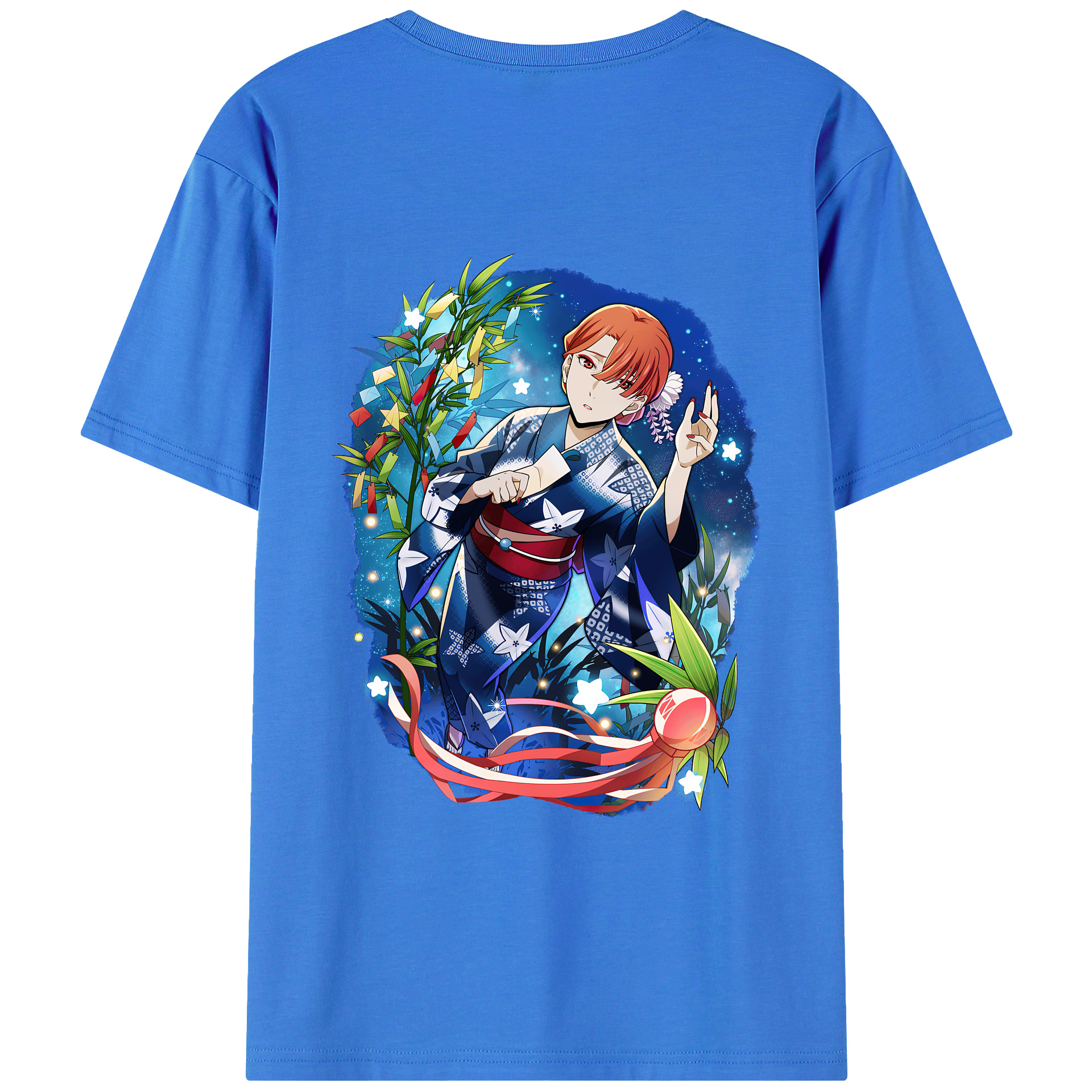 （画像用） 文豪ストレイドッグス Bungo Stray Dogs 綿100％ メンズ半袖Tシャツ（バックプリント） 通気性