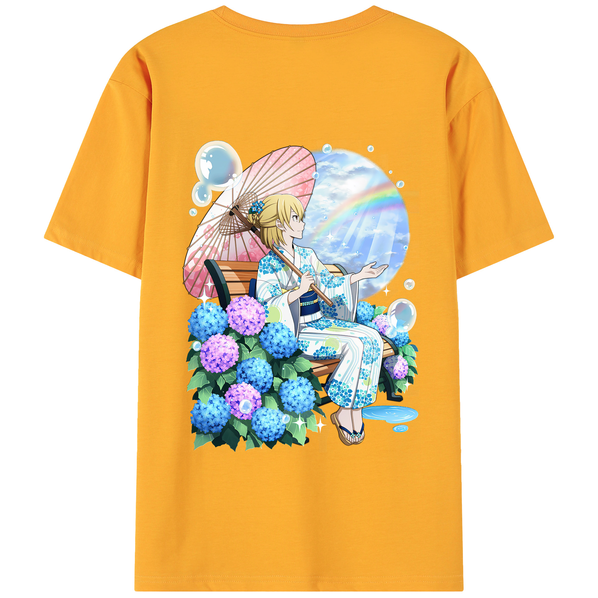 （画像用） 文豪ストレイドッグス Bungo Stray Dogs 綿100％ メンズ半袖Tシャツ（バックプリント） 通気性