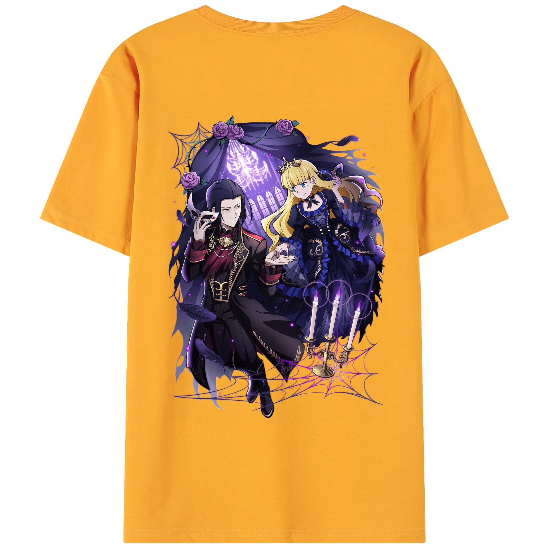 （画像用） 文豪ストレイドッグス Bungo Stray Dogs 綿100％ メンズ半袖Tシャツ（バックプリント） 通気性