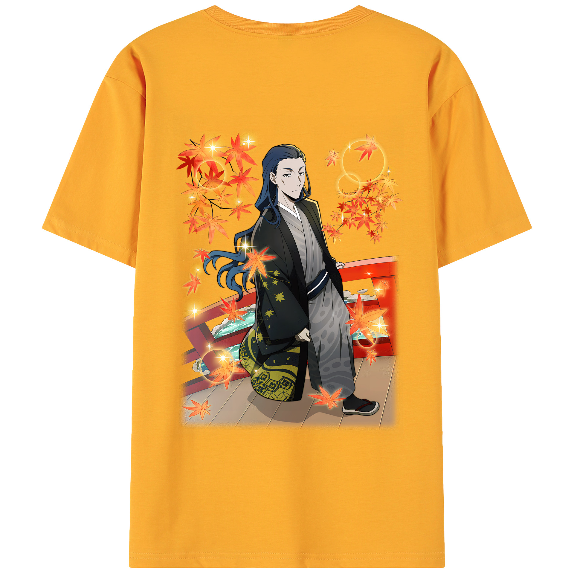（画像用） 文豪ストレイドッグス Bungo Stray Dogs 綿100％ メンズ半袖Tシャツ（バックプリント） 通気性