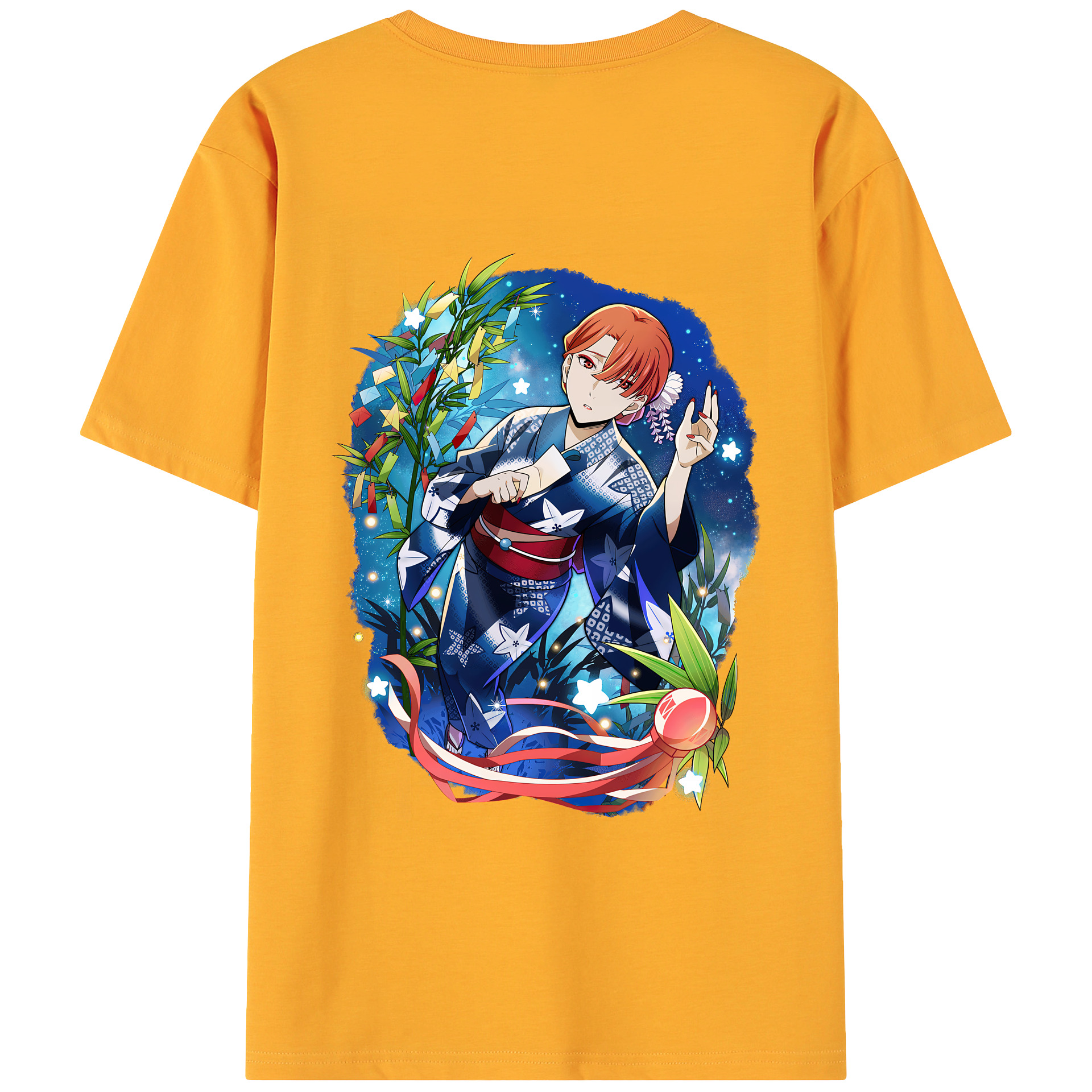 （画像用） 文豪ストレイドッグス Bungo Stray Dogs 綿100％ メンズ半袖Tシャツ（バックプリント） 通気性