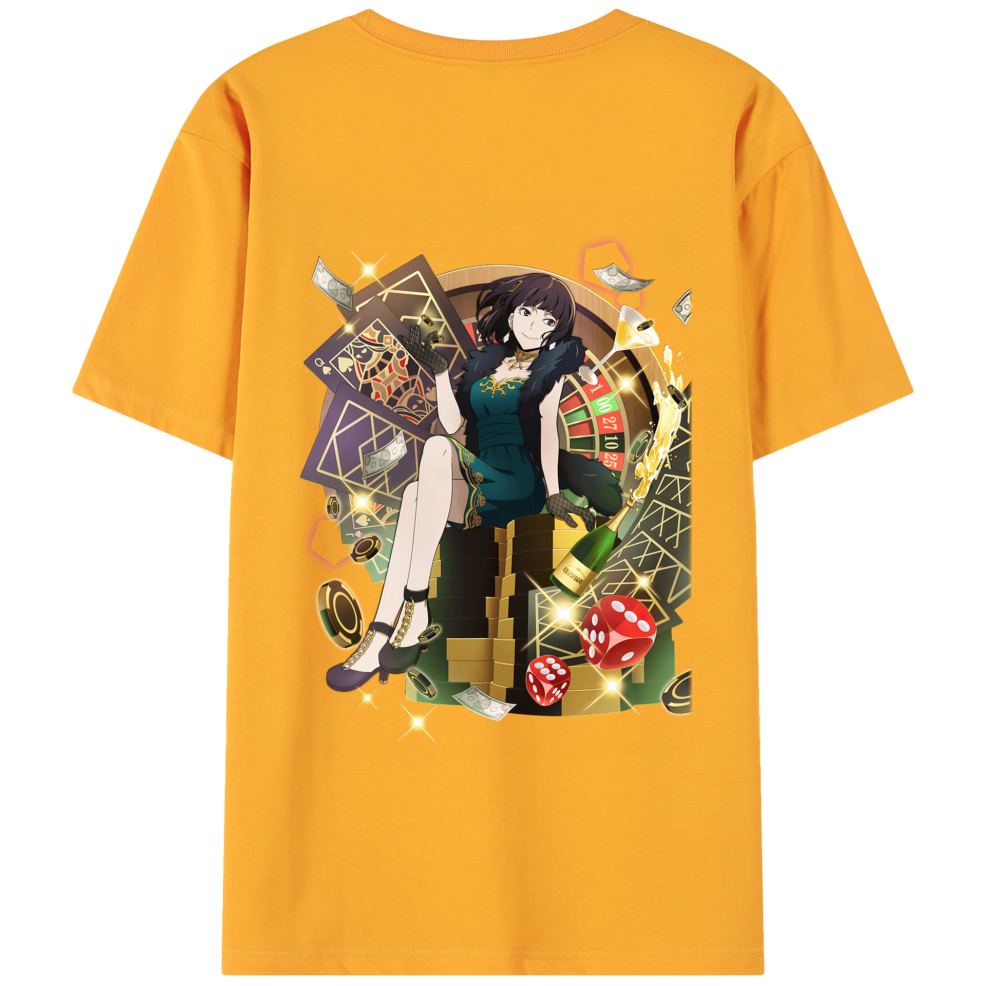 （画像用） 文豪ストレイドッグス Bungo Stray Dogs 綿100％ メンズ半袖Tシャツ（バックプリント） 通気性