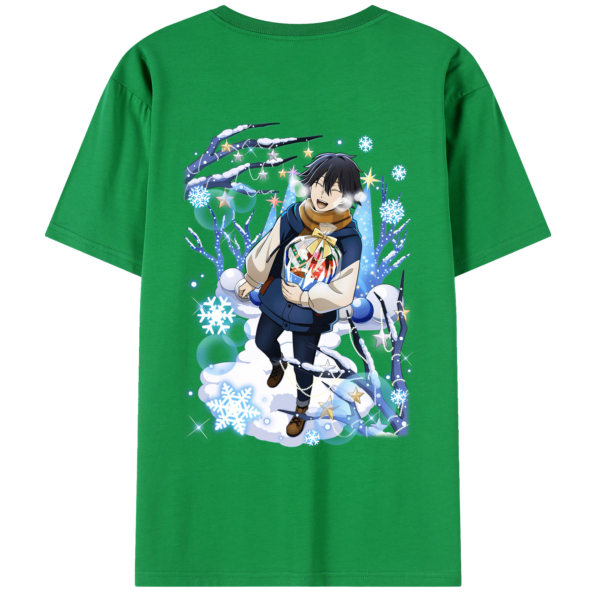 （画像用） 文豪ストレイドッグス Bungo Stray Dogs 綿100％ メンズ半袖Tシャツ（バックプリント） 通気性