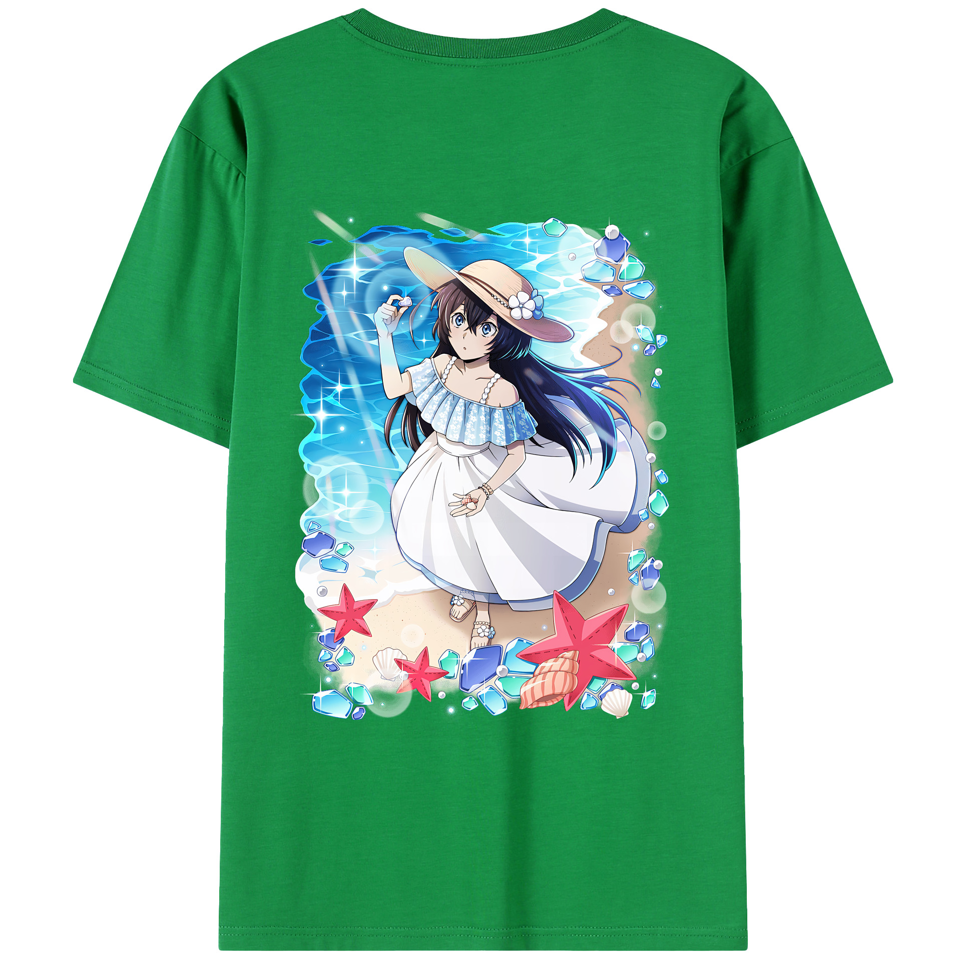 （画像用） 文豪ストレイドッグス Bungo Stray Dogs 綿100％ メンズ半袖Tシャツ（バックプリント） 通気性