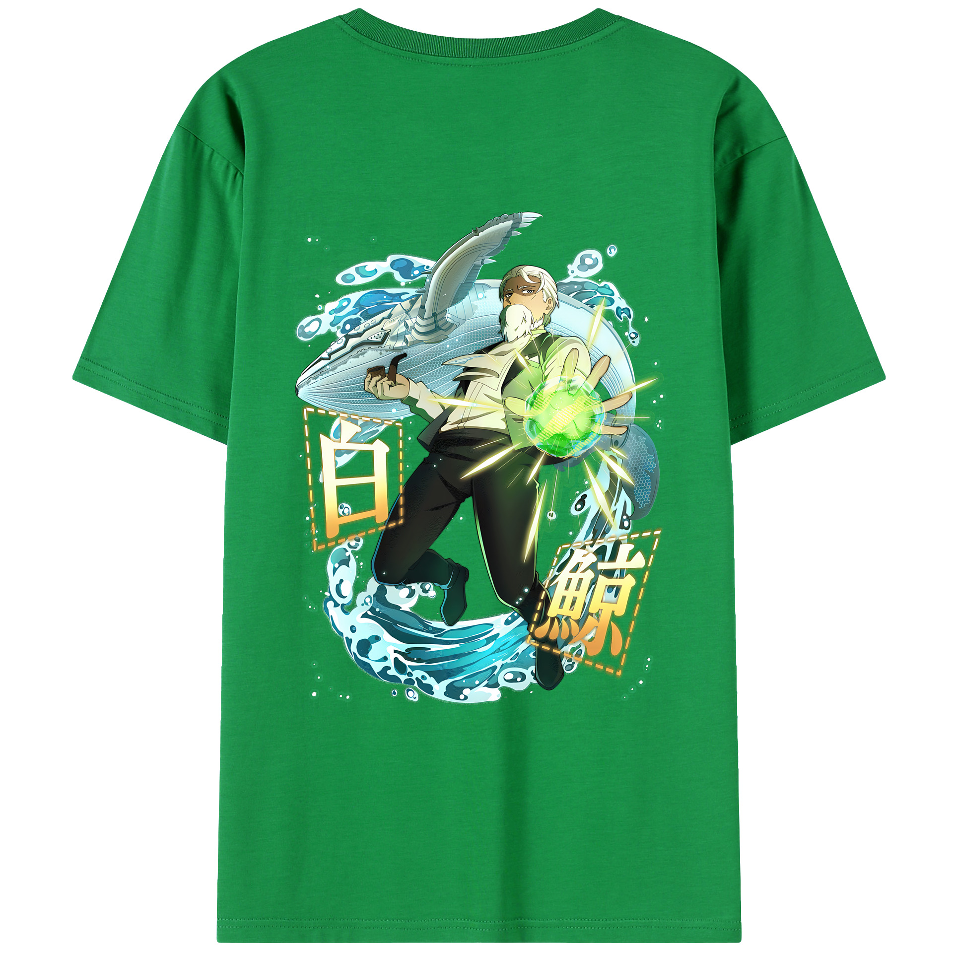 （画像用） 文豪ストレイドッグス Bungo Stray Dogs 綿100％ メンズ半袖Tシャツ（バックプリント） 通気性