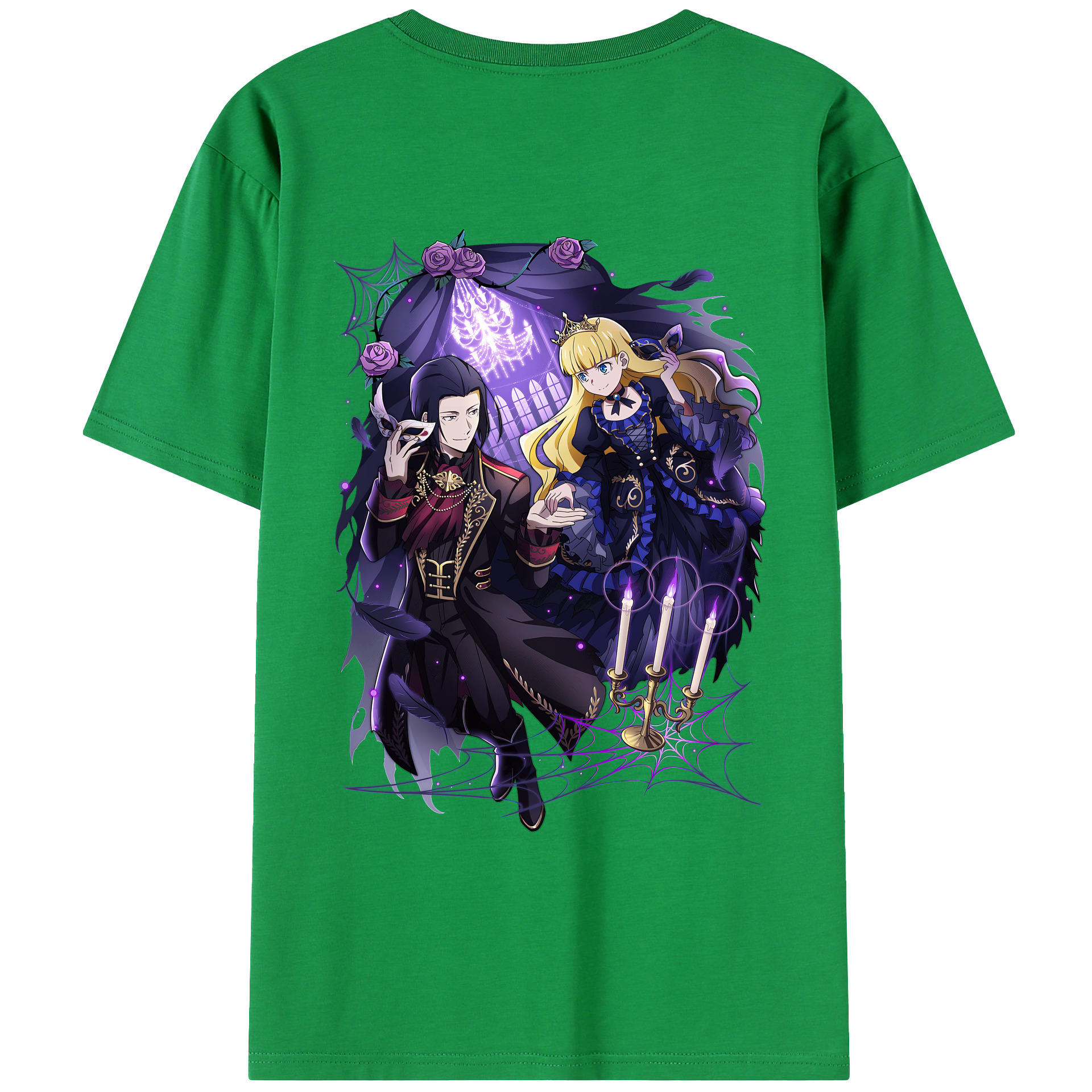（画像用） 文豪ストレイドッグス Bungo Stray Dogs 綿100％ メンズ半袖Tシャツ（バックプリント） 通気性
