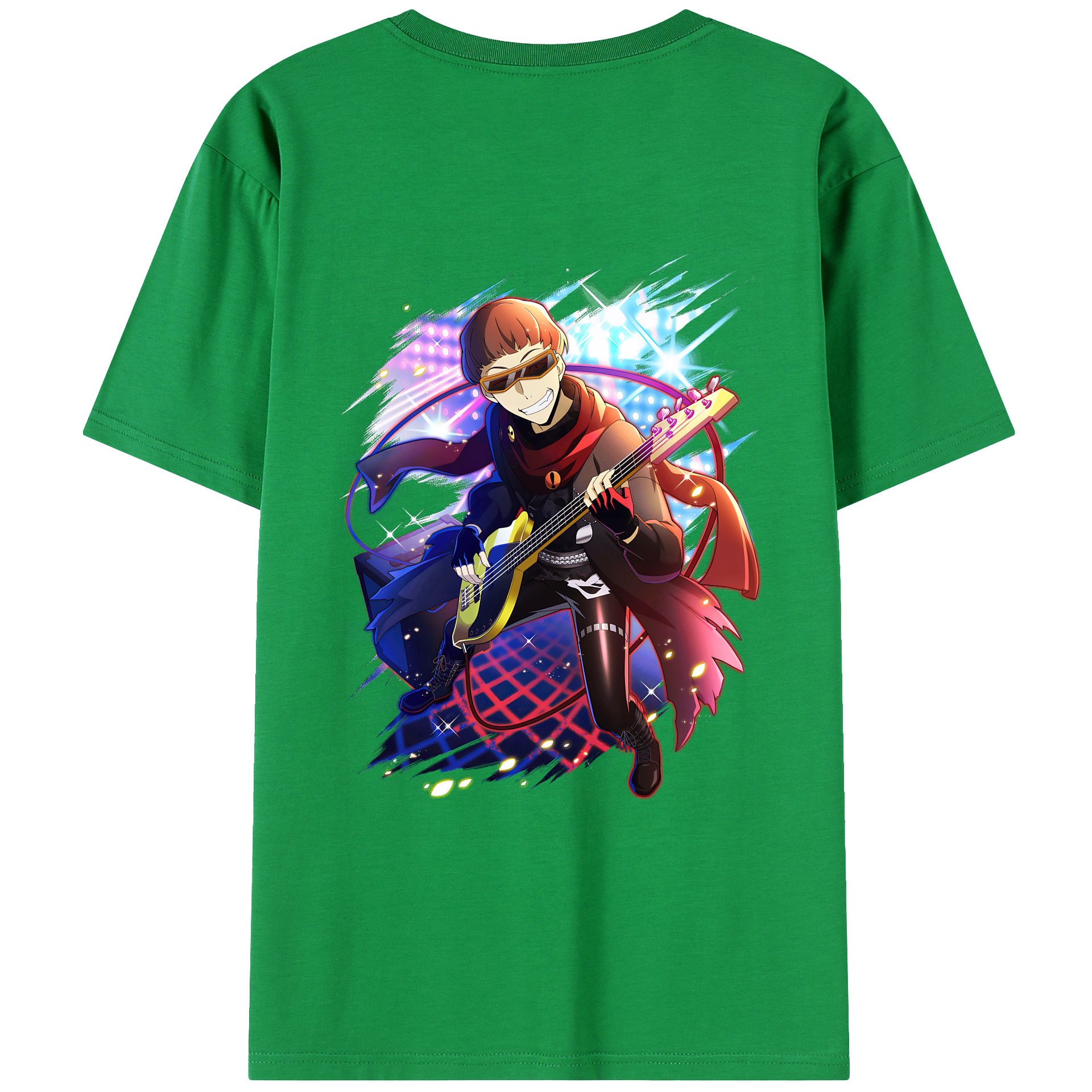 （画像用） 文豪ストレイドッグス Bungo Stray Dogs 綿100％ メンズ半袖Tシャツ（バックプリント） 通気性