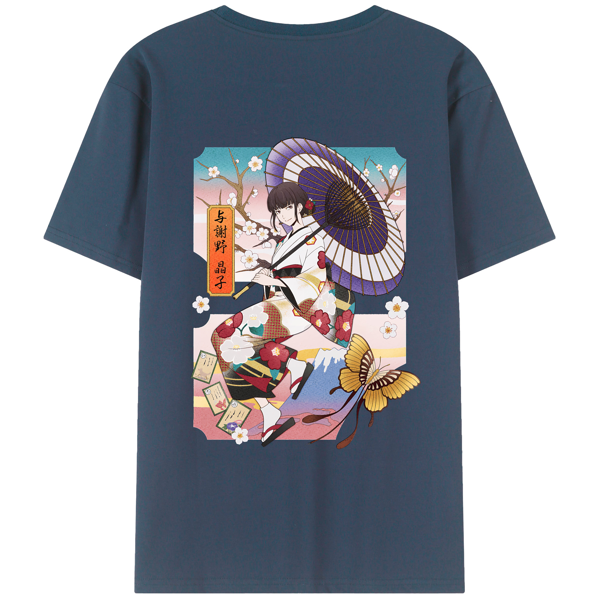 （画像用） 文豪ストレイドッグス Bungo Stray Dogs 綿100％ メンズ半袖Tシャツ（バックプリント） 通気性