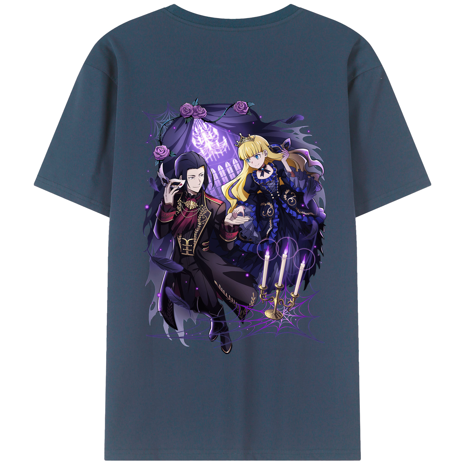（画像用） 文豪ストレイドッグス Bungo Stray Dogs 綿100％ メンズ半袖Tシャツ（バックプリント） 通気性